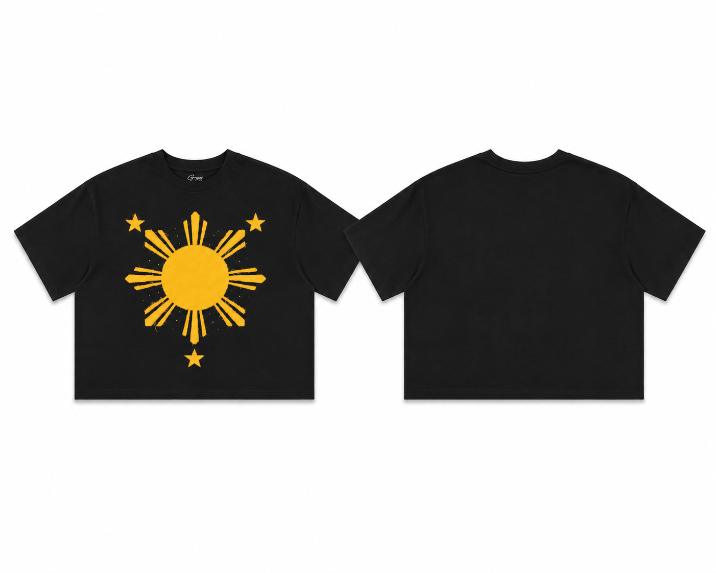 BLACK FILIPINO SUN TEE (PRE-ORDER)