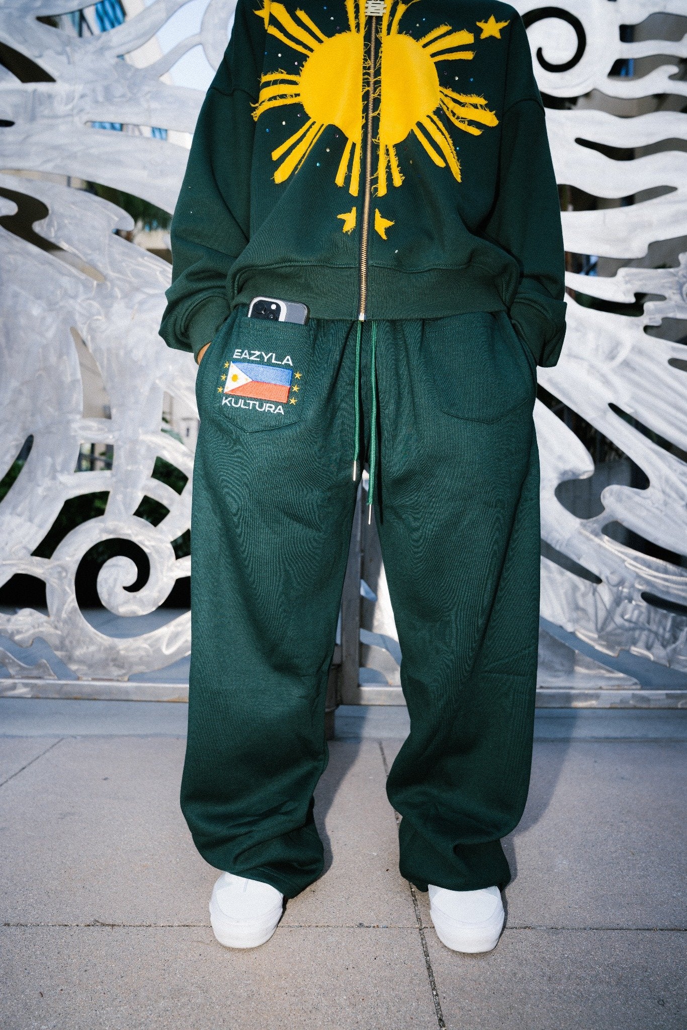 GREEN FILIPINO KULTURA SWEATS