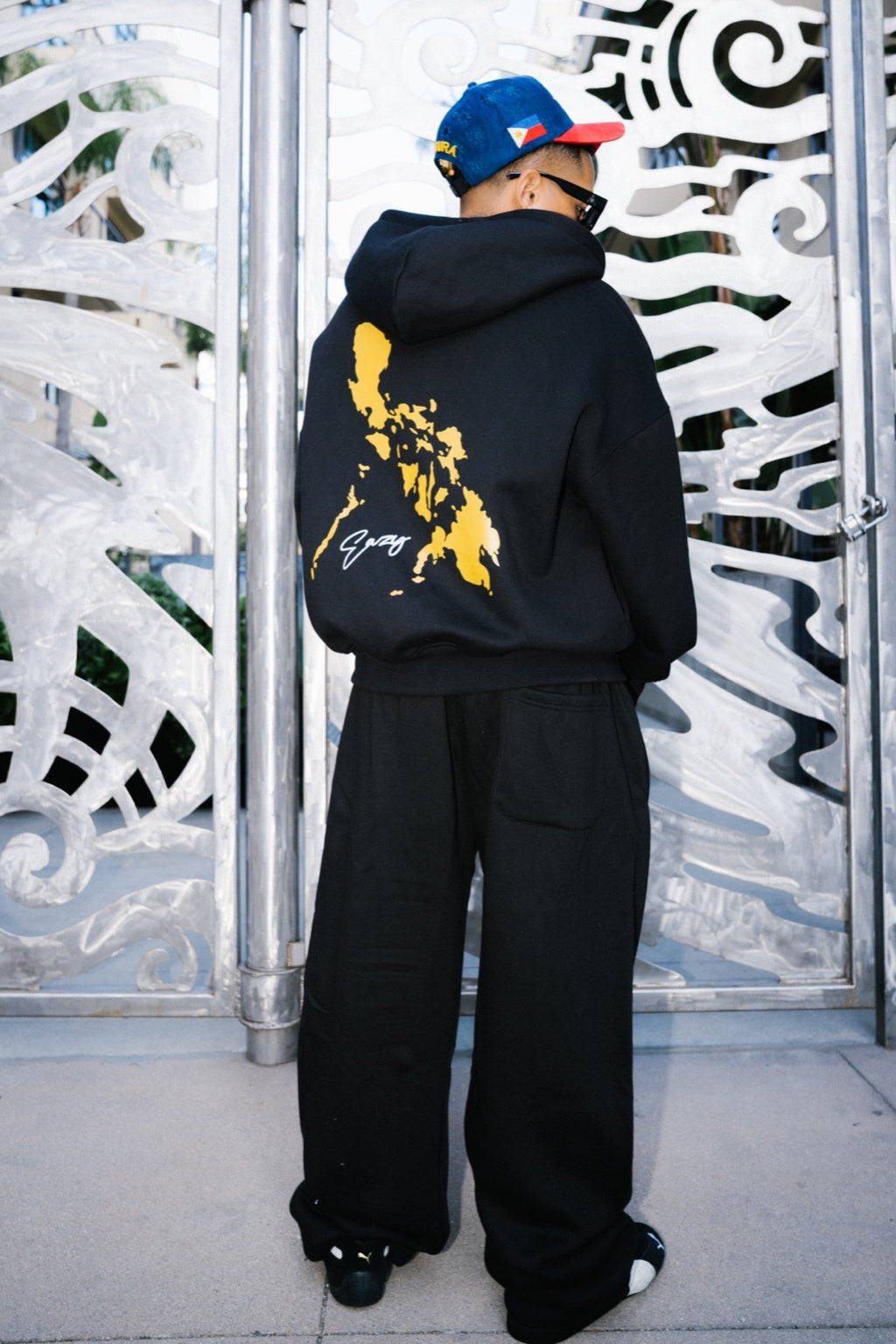 BLACK FILIPINO SUN HOODIE