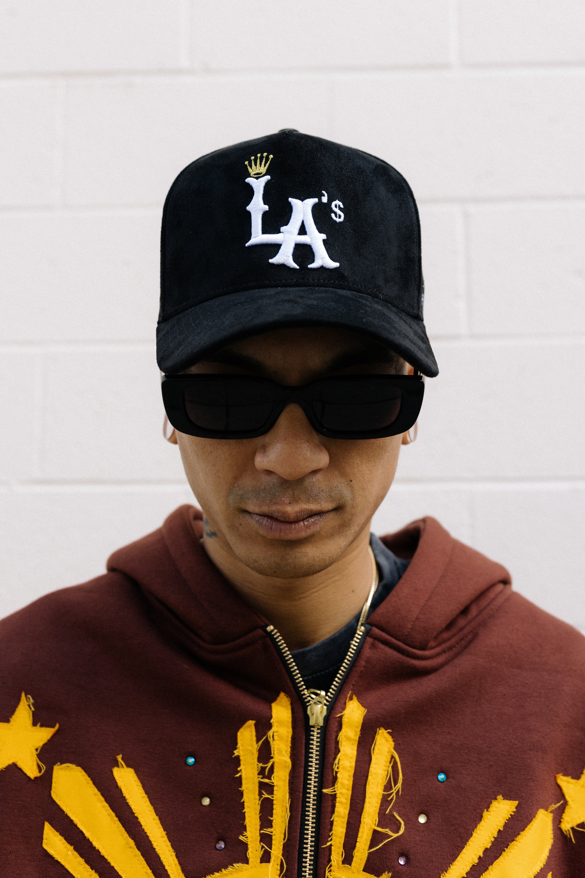 (BLACK) SUEDE LA $ TIME IS MONEY SNAP V2