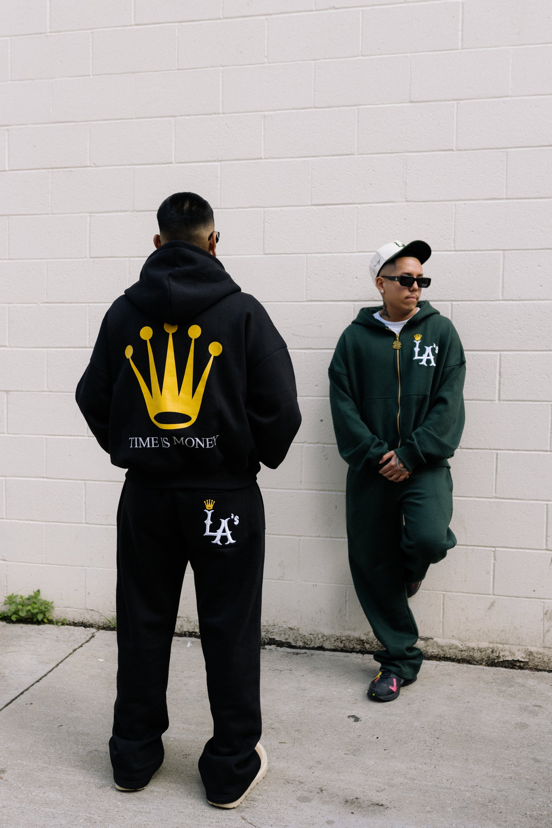 (BLACK) LA CROWN SWEATPANTS