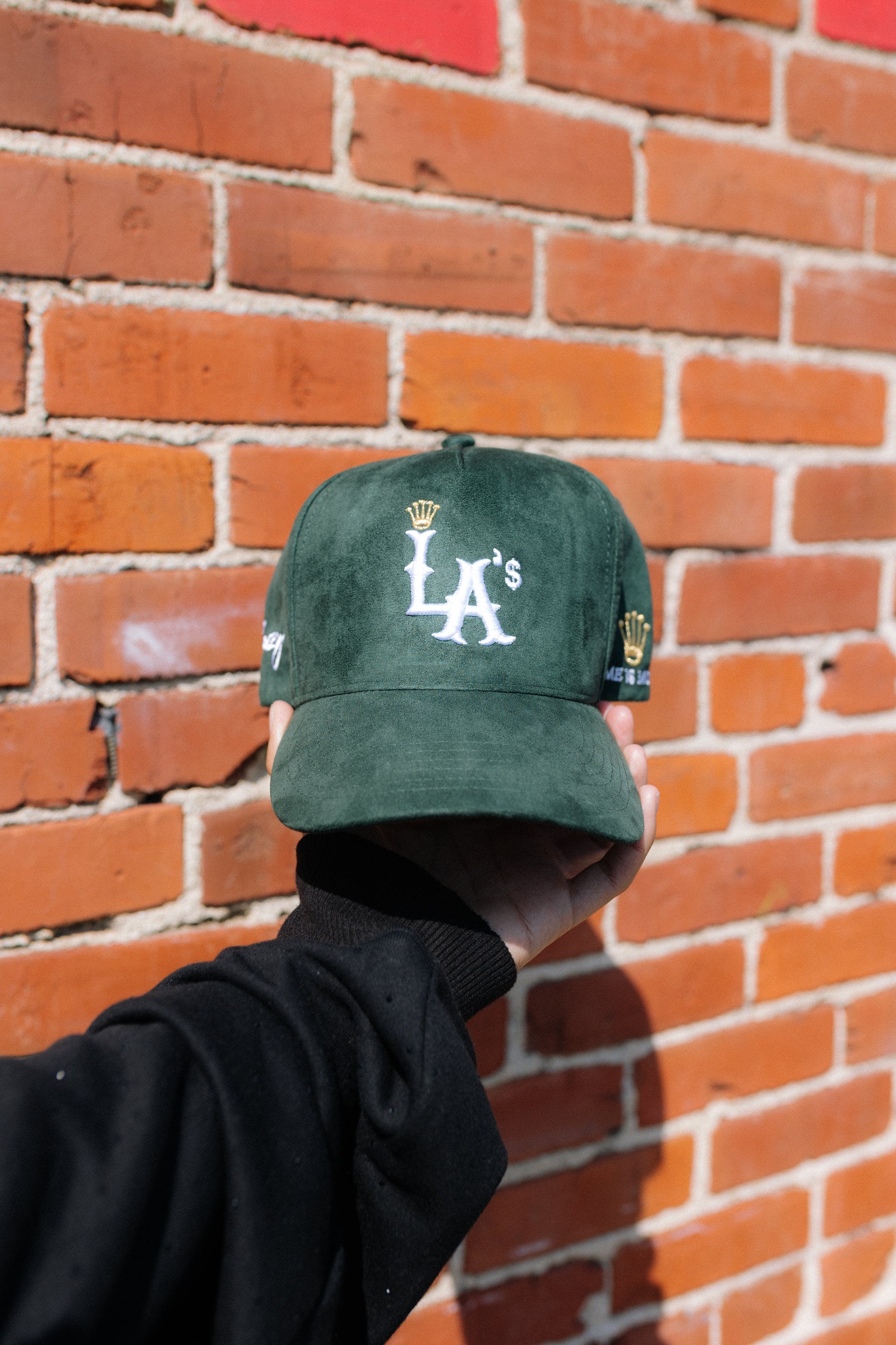 GREEN SUEDE LA $ TIME IS MONEY SNAP (PRE-ORDER)