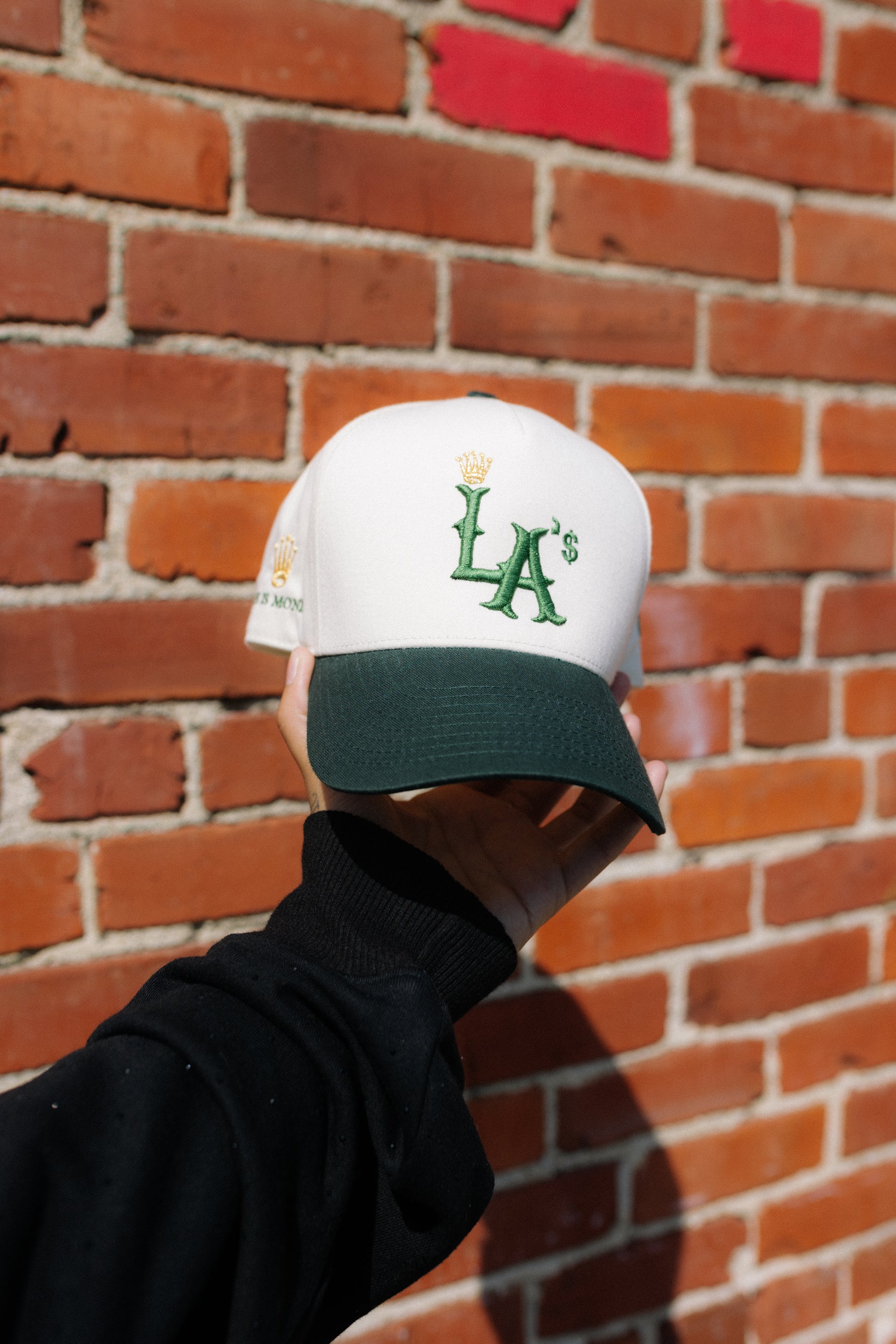 (CREAM/GREEN) LA $ TIME IS MONEY SNAP