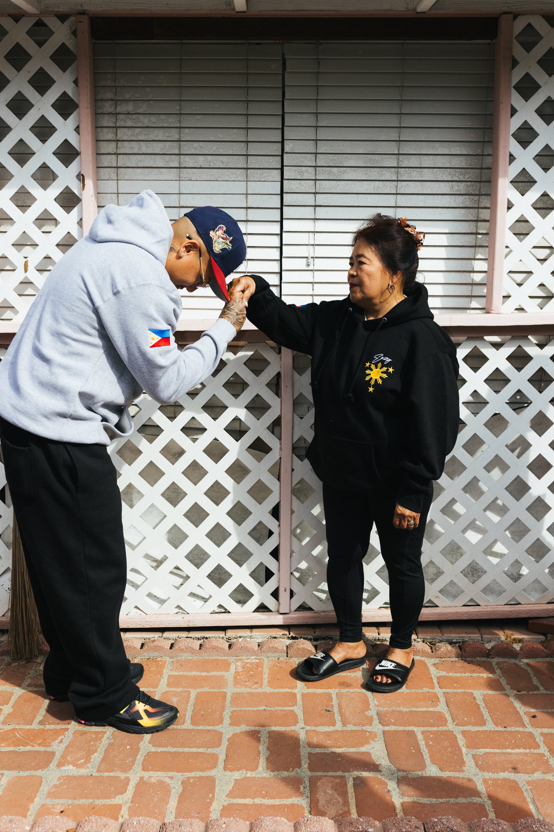 (GREY) FILIPINO SUN & STARS HOODIE