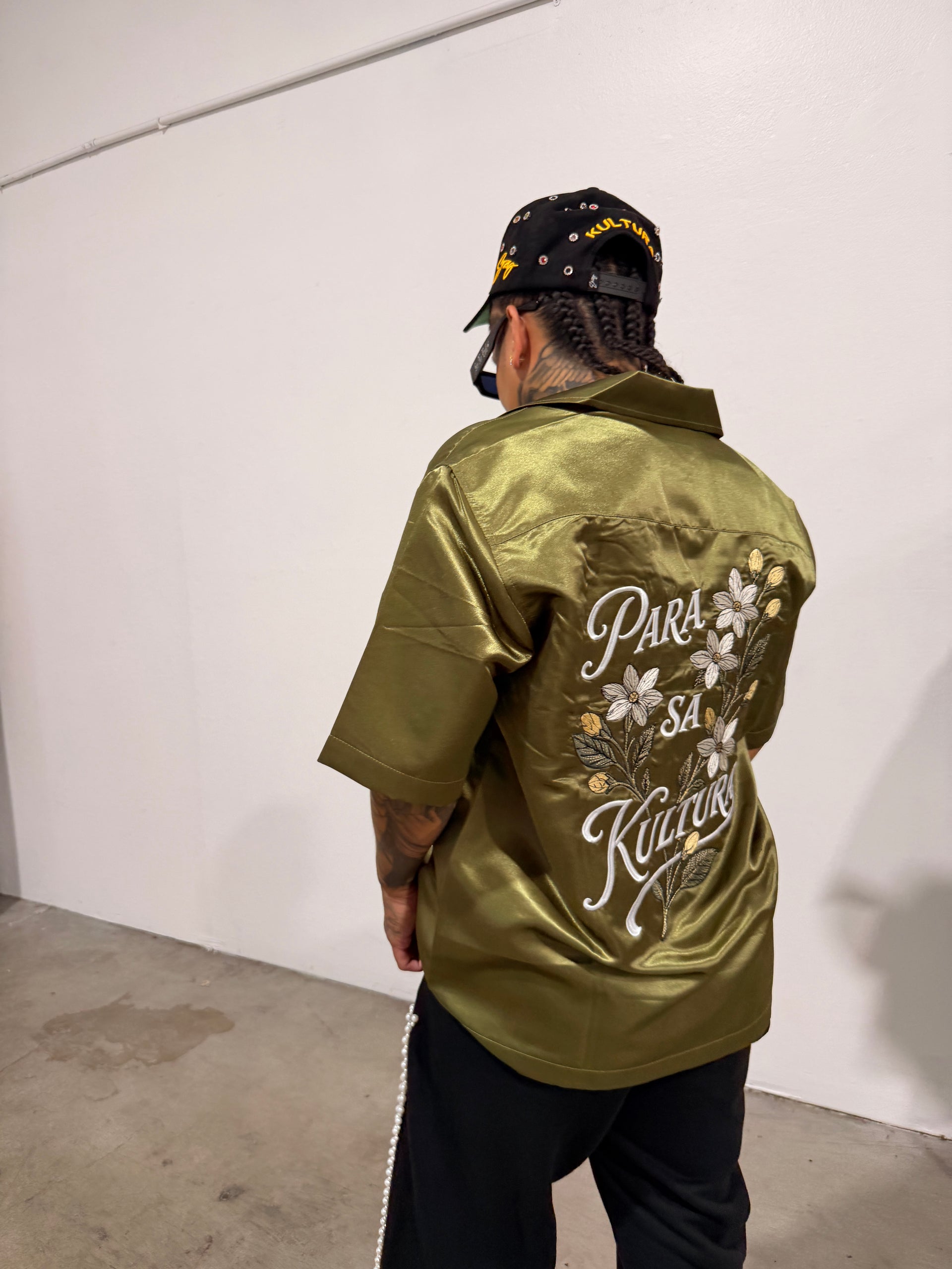 OLIVE KULTURA SILK SHIRT