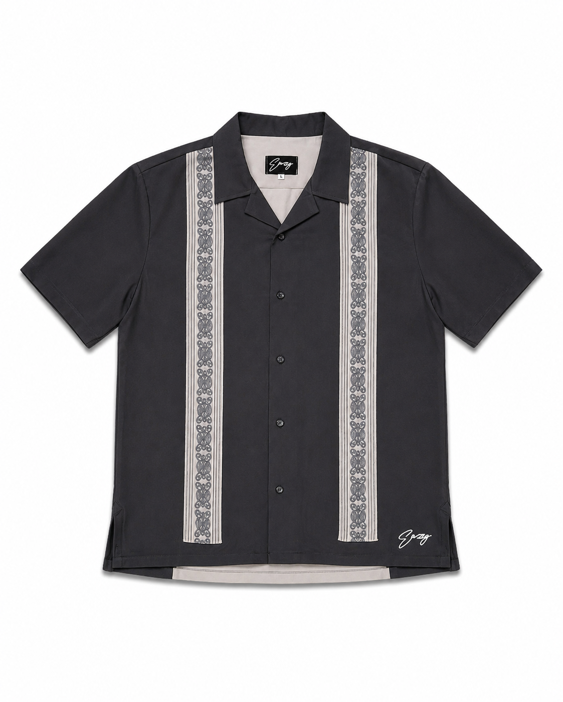 BARONG SHIRT DARK GREY