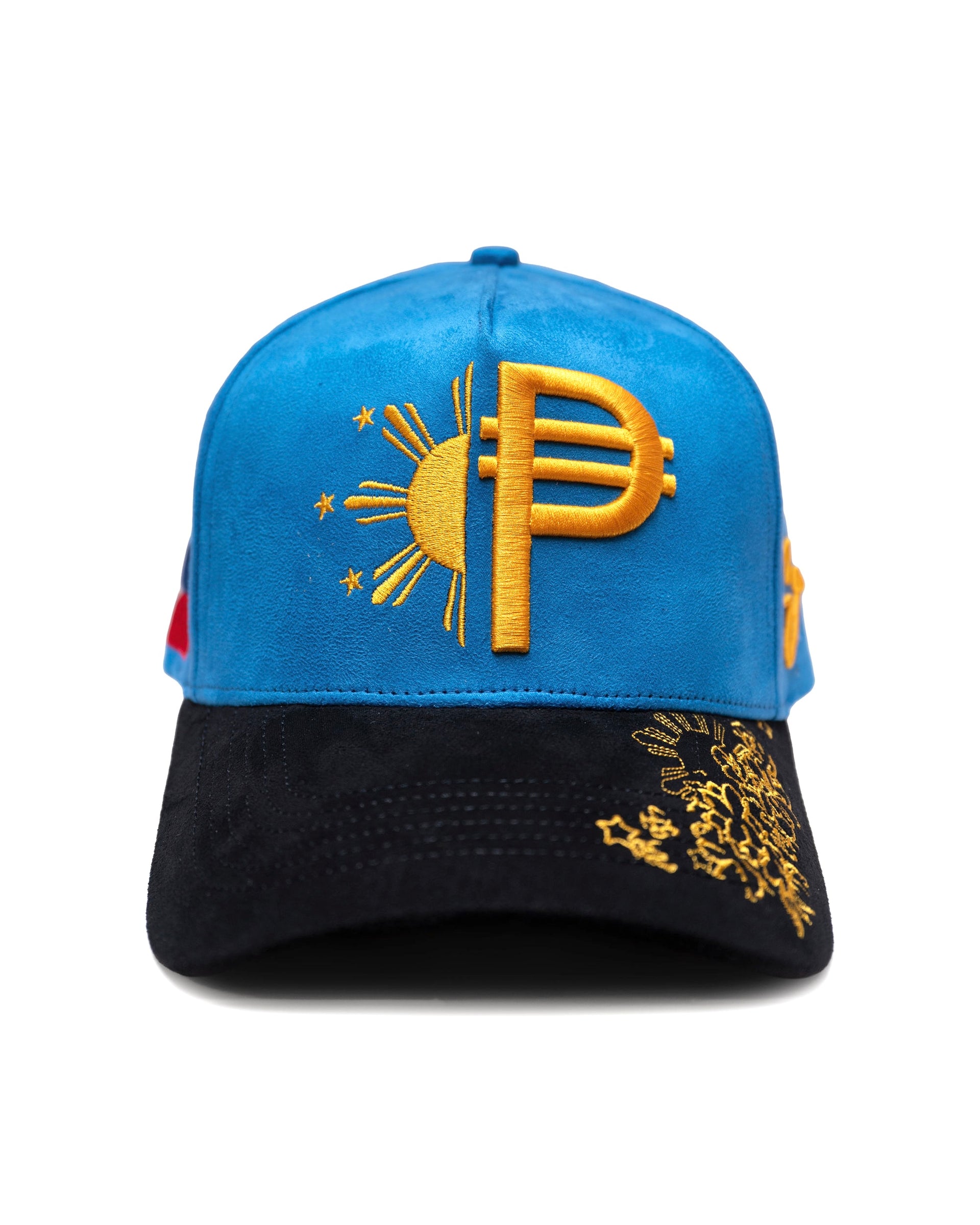 BLUE SUEDE FILIPINO PESO SNAP