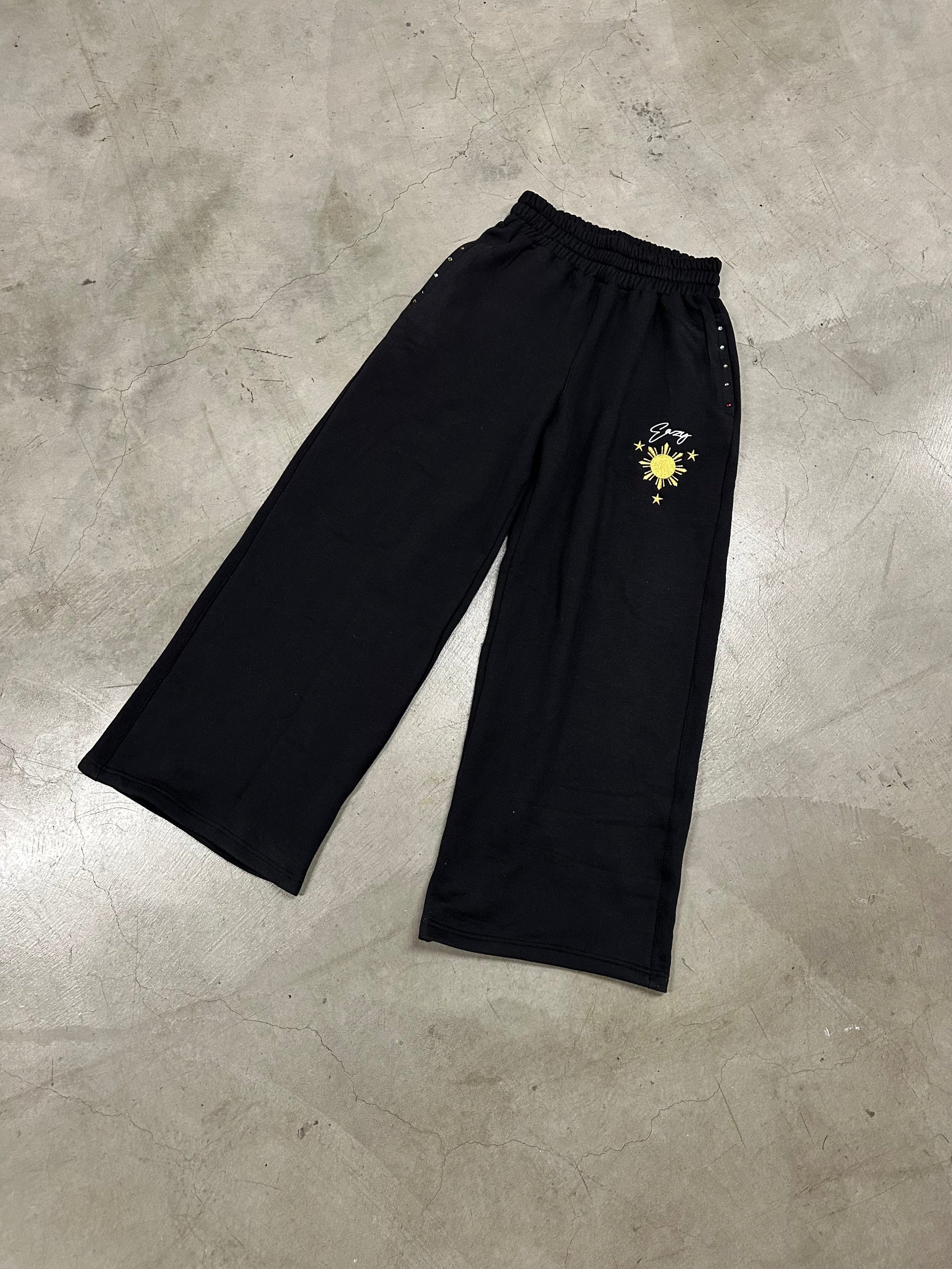 BLACK FILIPINO SUN & STARS SWEATS 2.0