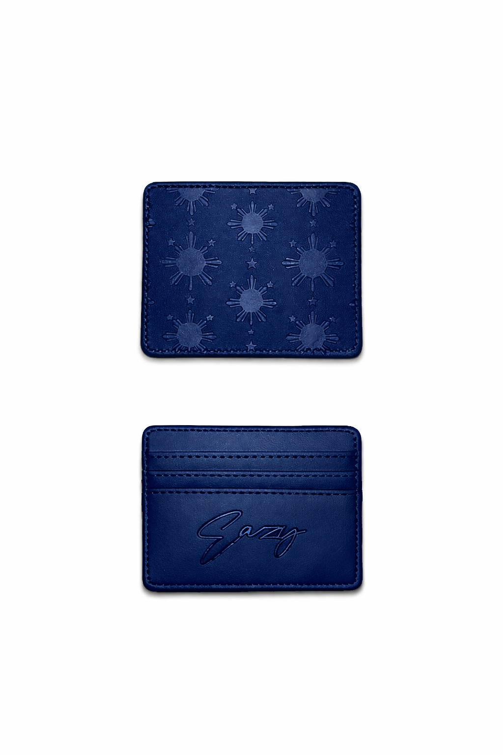 NAVY SUN CARD HOLDER