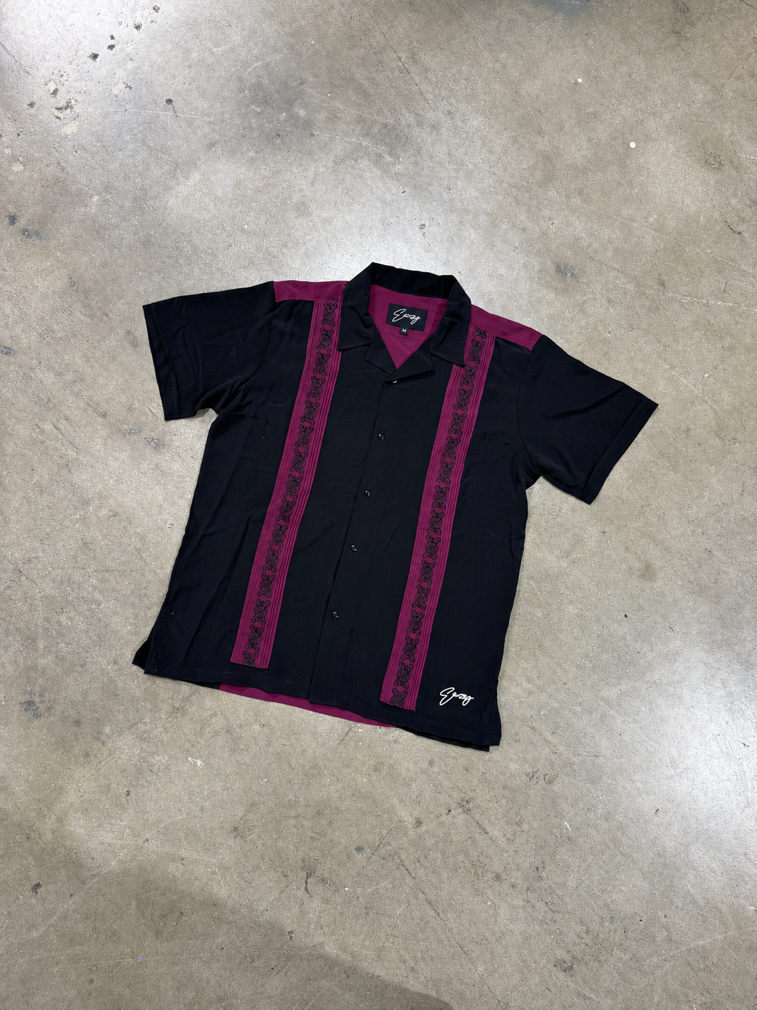MIDNIGHT ORCHID BARONG SHIRT