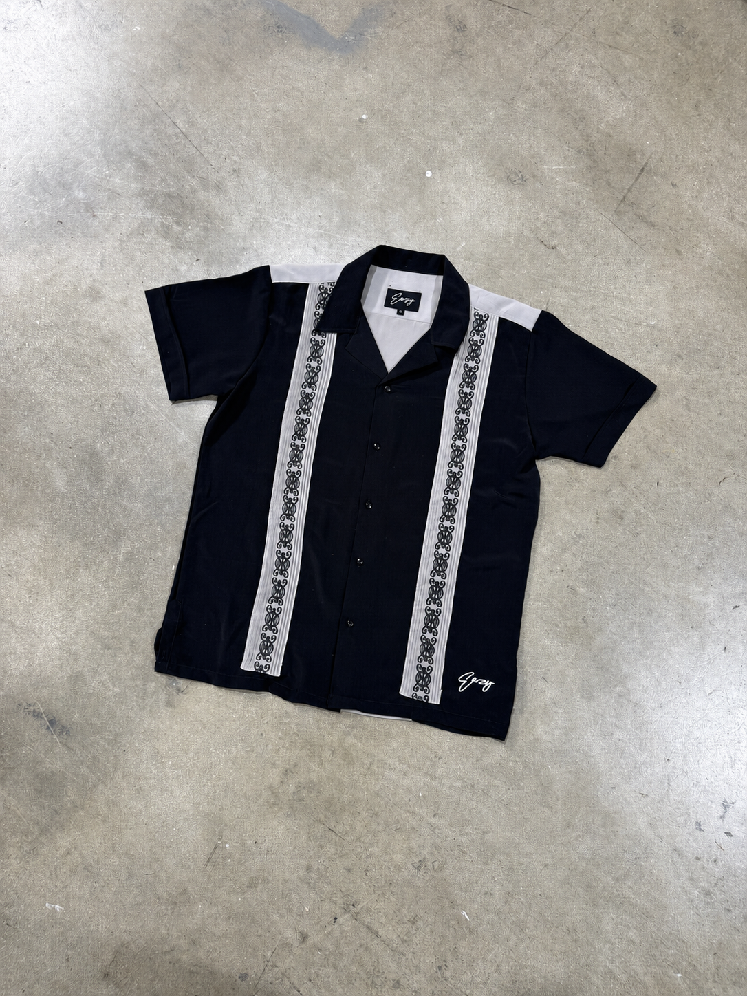 MIDNIGHT SAMPAGUITA BARONG SHIRT