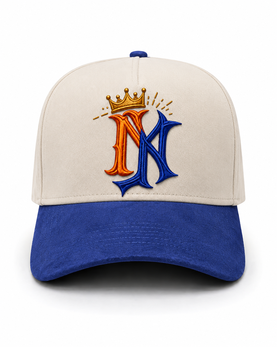 NY CHAMP HAT (CREAM BLUE)