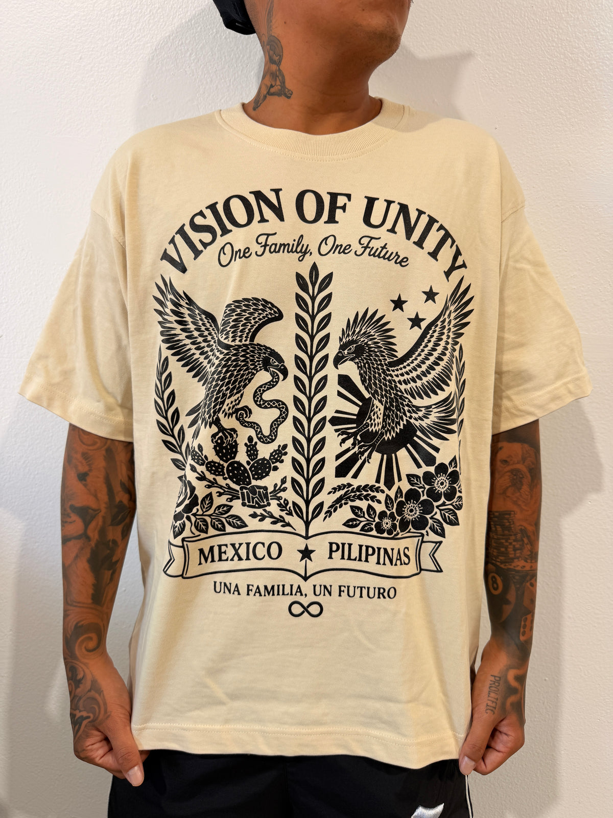 FILIPRIMO VISION OF UNITY SHIRT (CREAM)