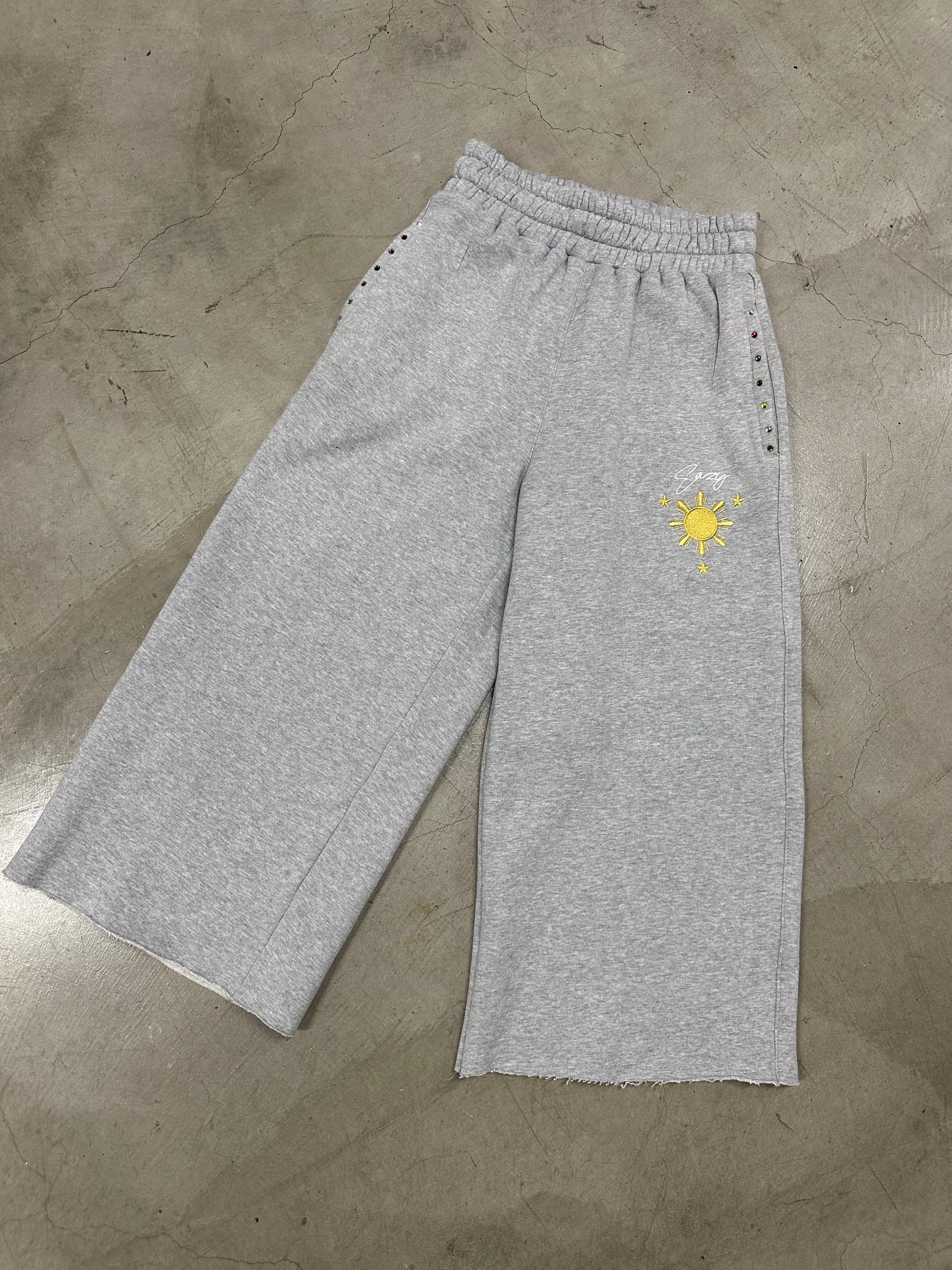 GREY FILIPINO SUN & STARS SWEATS 2.0