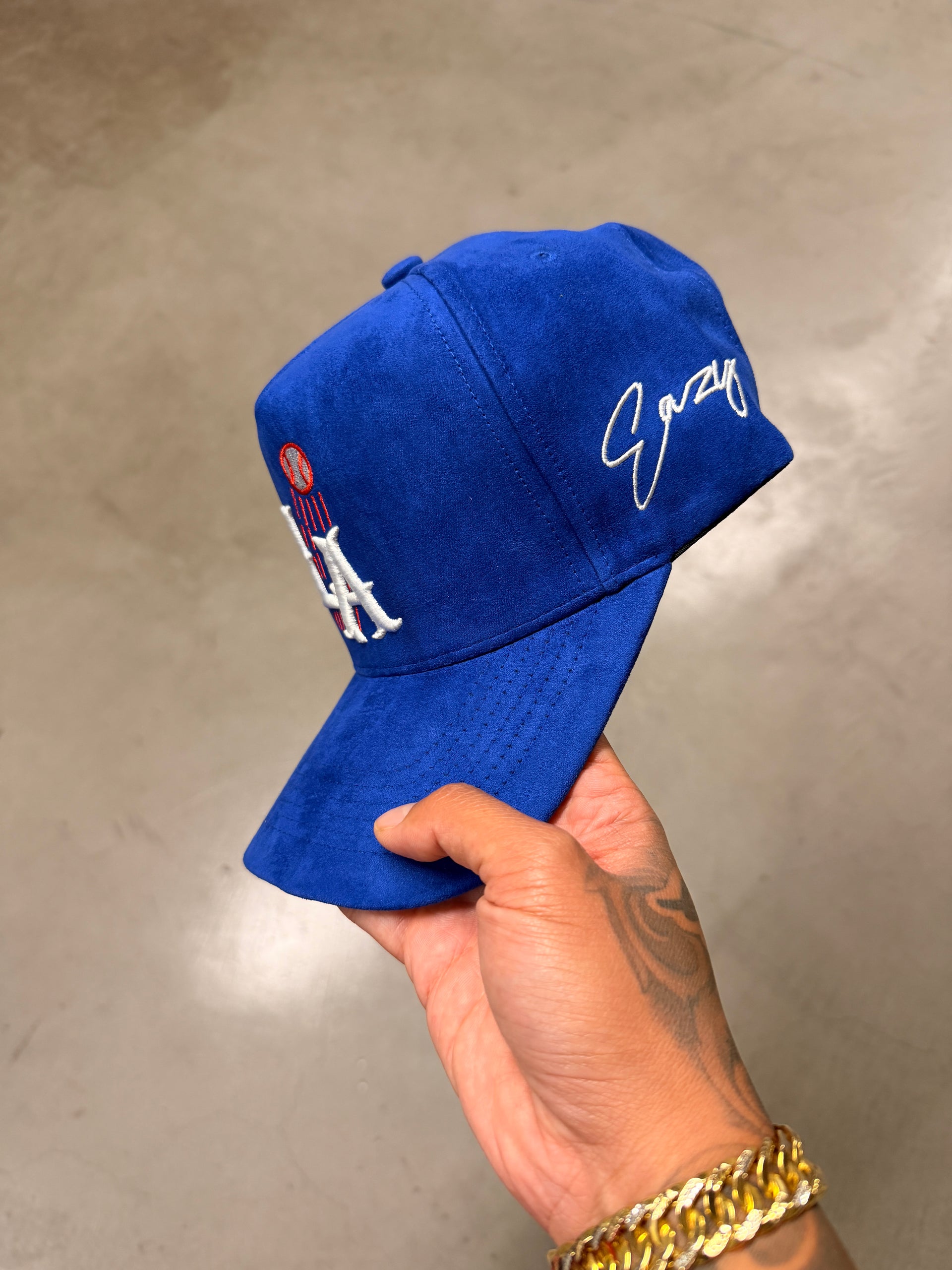 LA OG SUEDE SNAP BLUE