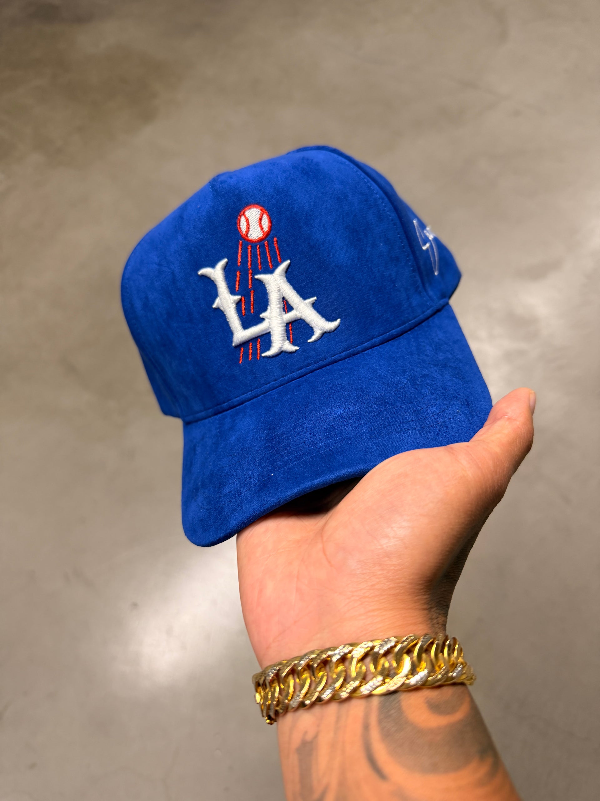 LA OG SUEDE SNAP BLUE