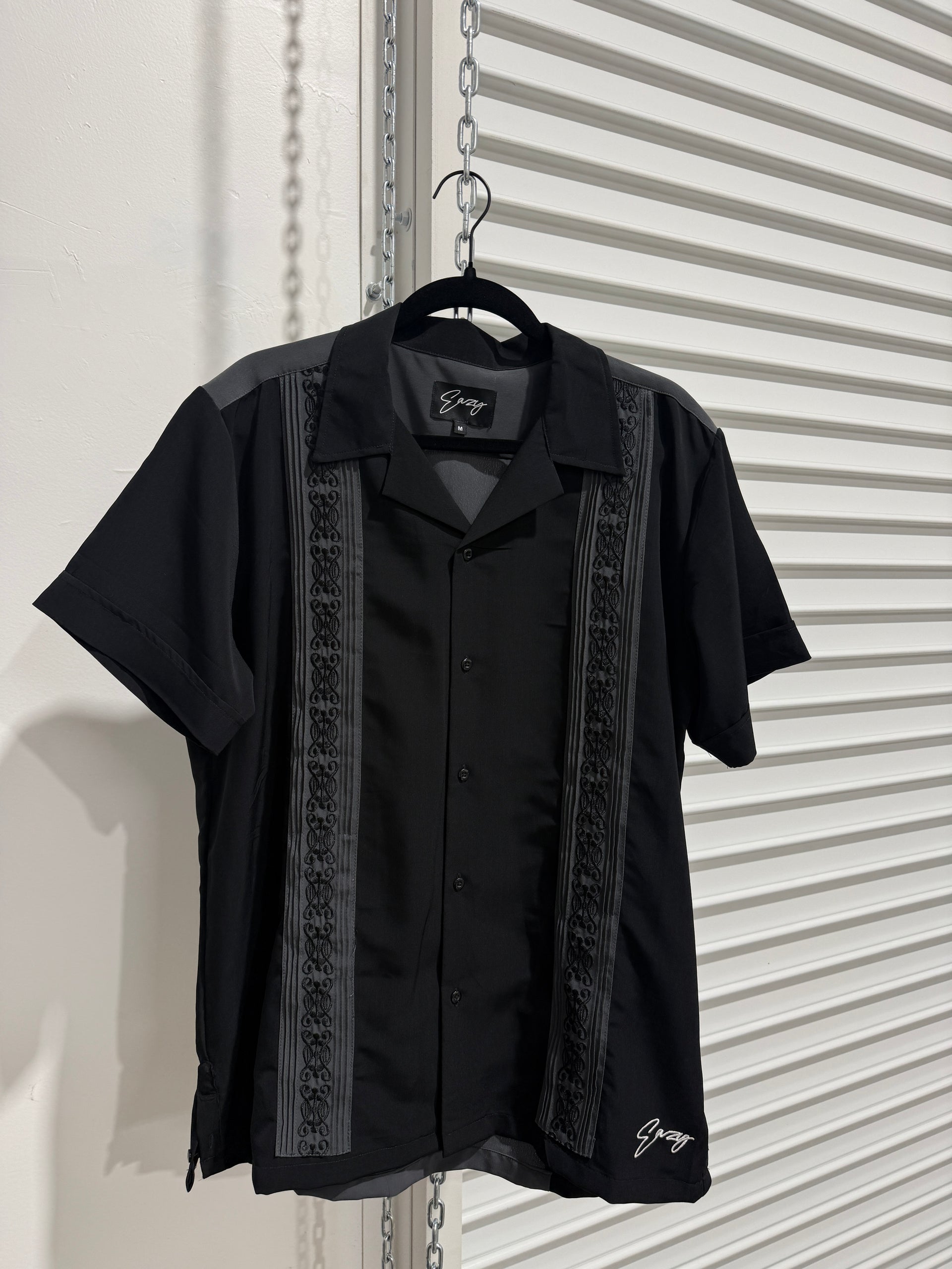 BLACK BARONG SHIRT