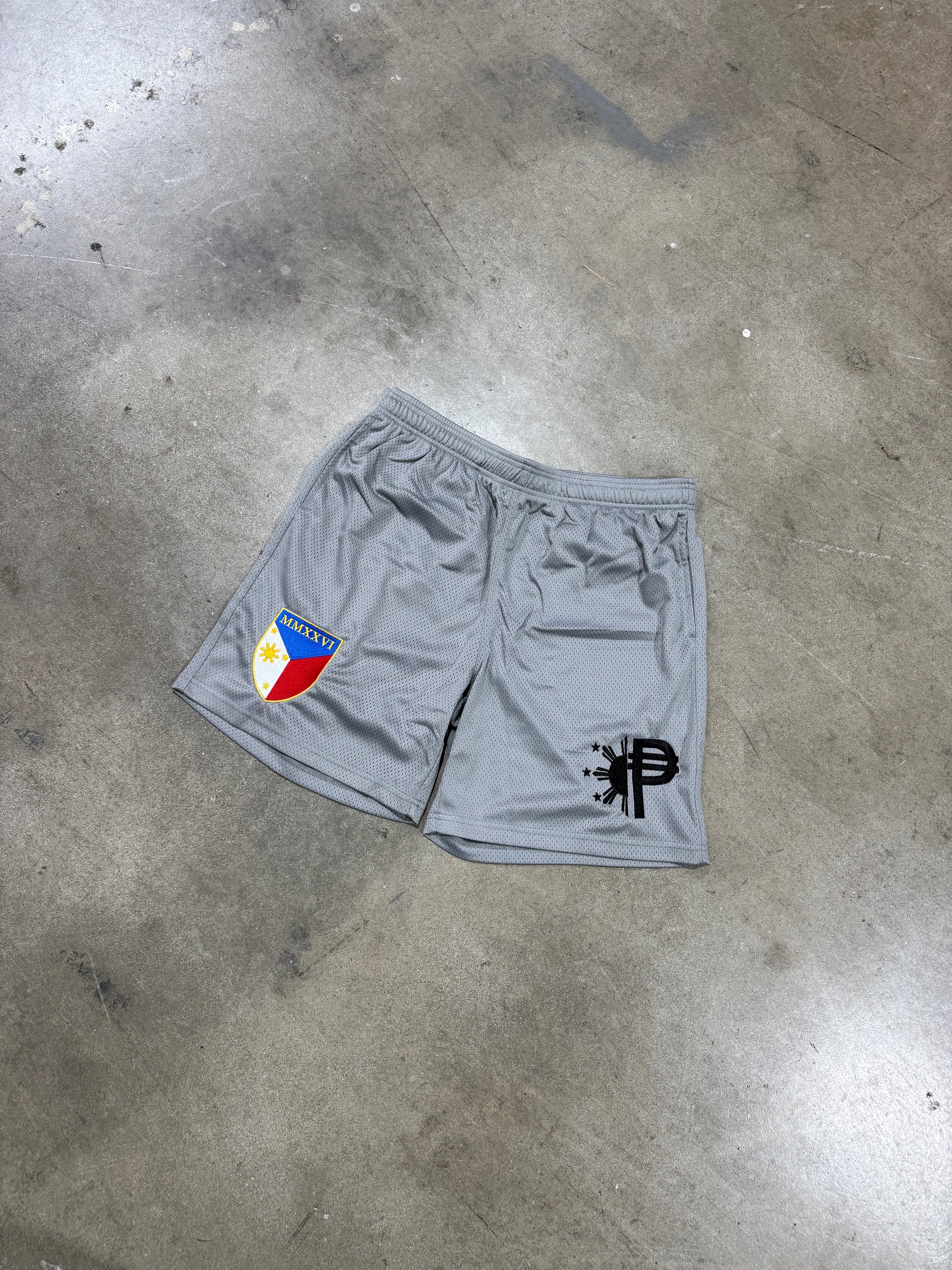 FILIPINO PESO SHORTS (GREY)