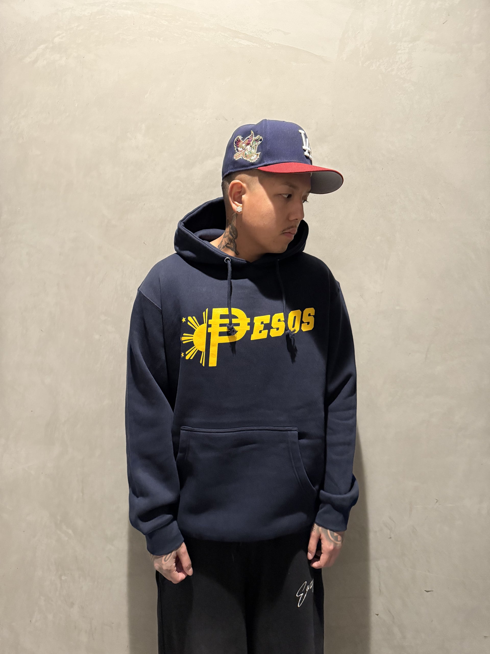 (NAVY) FILIPINO PESOS HOODIE