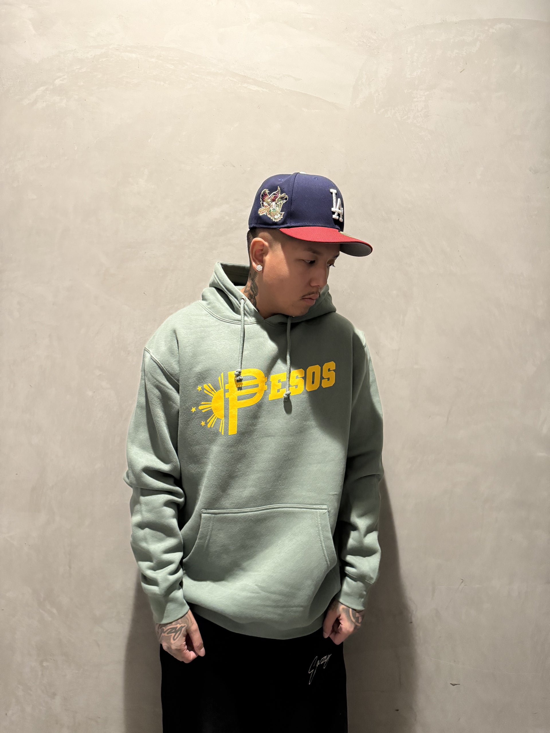 (SAGE GREEN) FILIPINO PESOS HOODIE