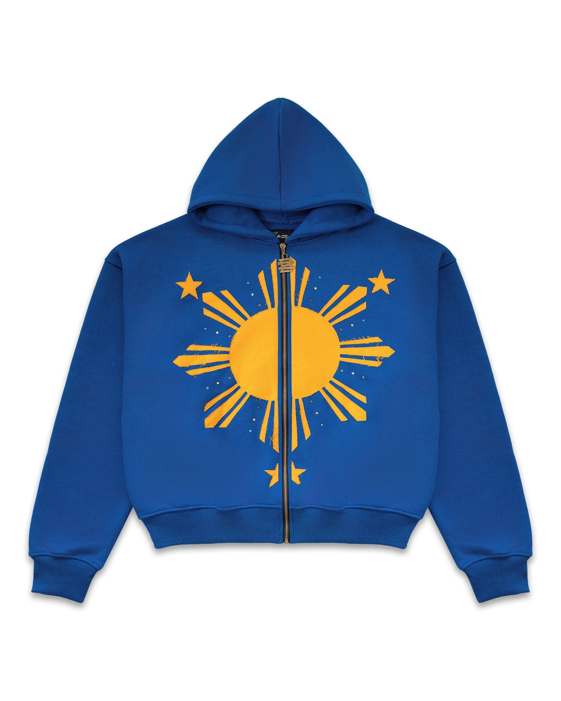 BLUE FILIPINO SUN HOODIE