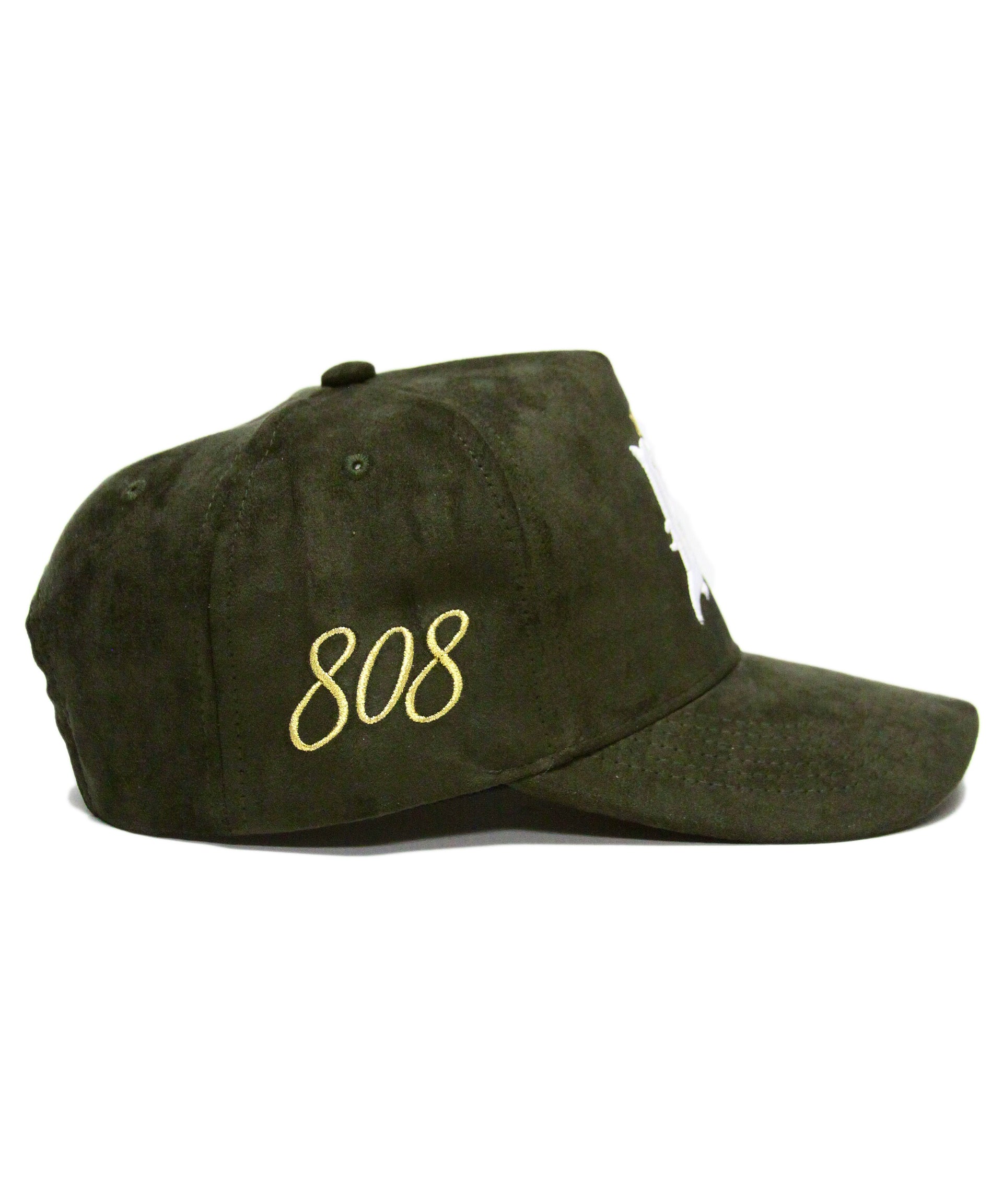OLIVE SUEDE HAWAII HAT