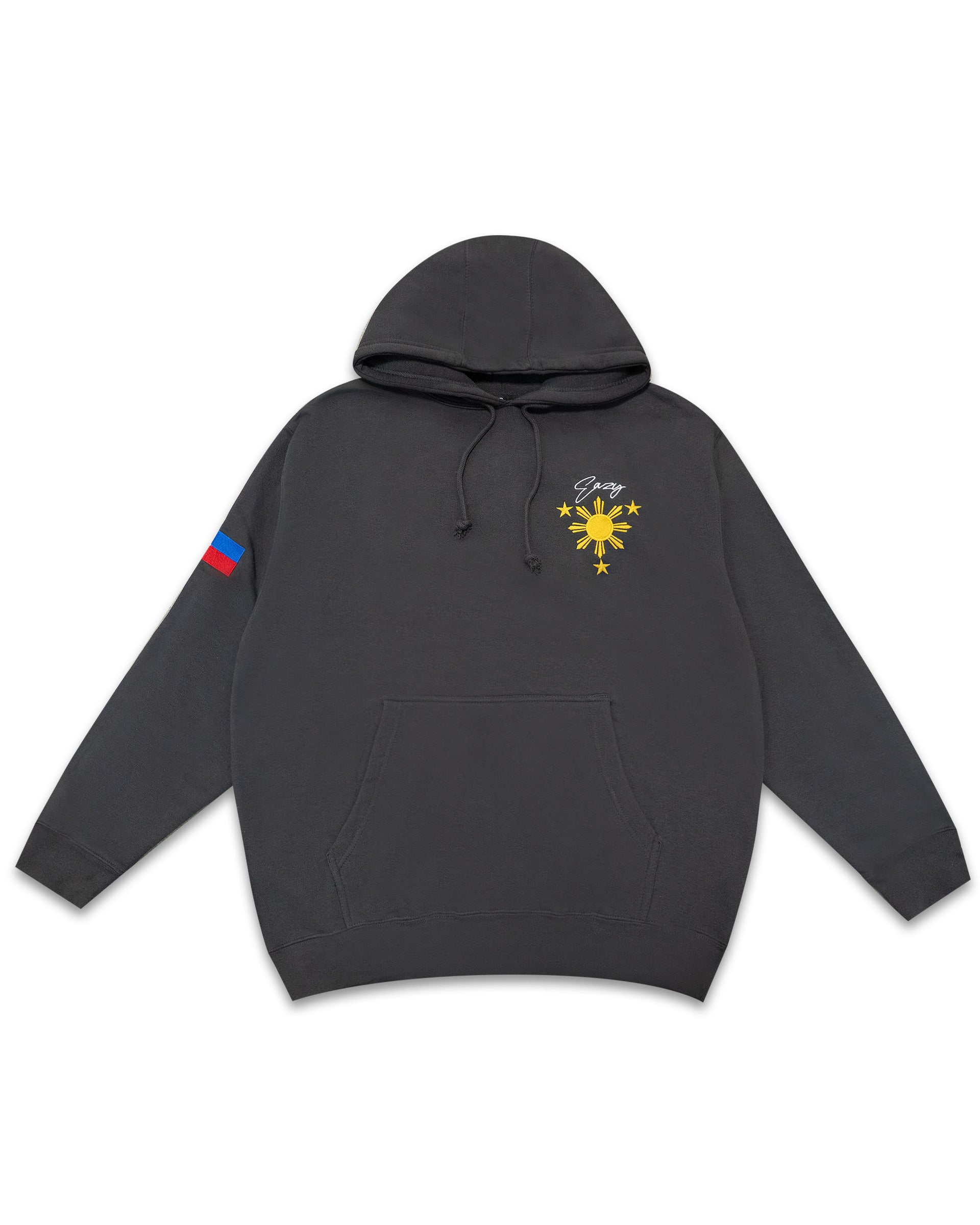 STORM GREY FILIPINO SUN & STARS HOODIE