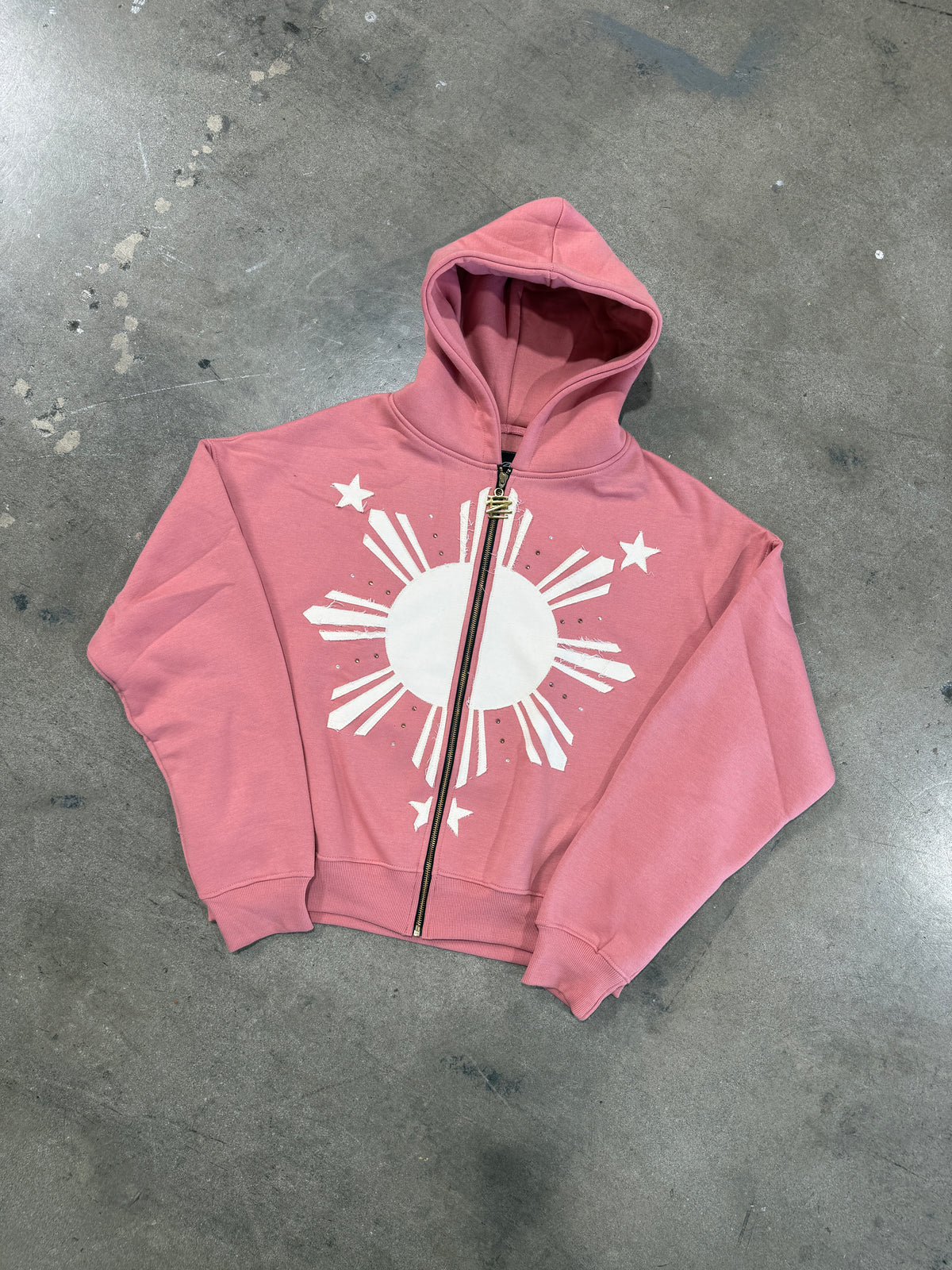 PINK SUN HOODIE