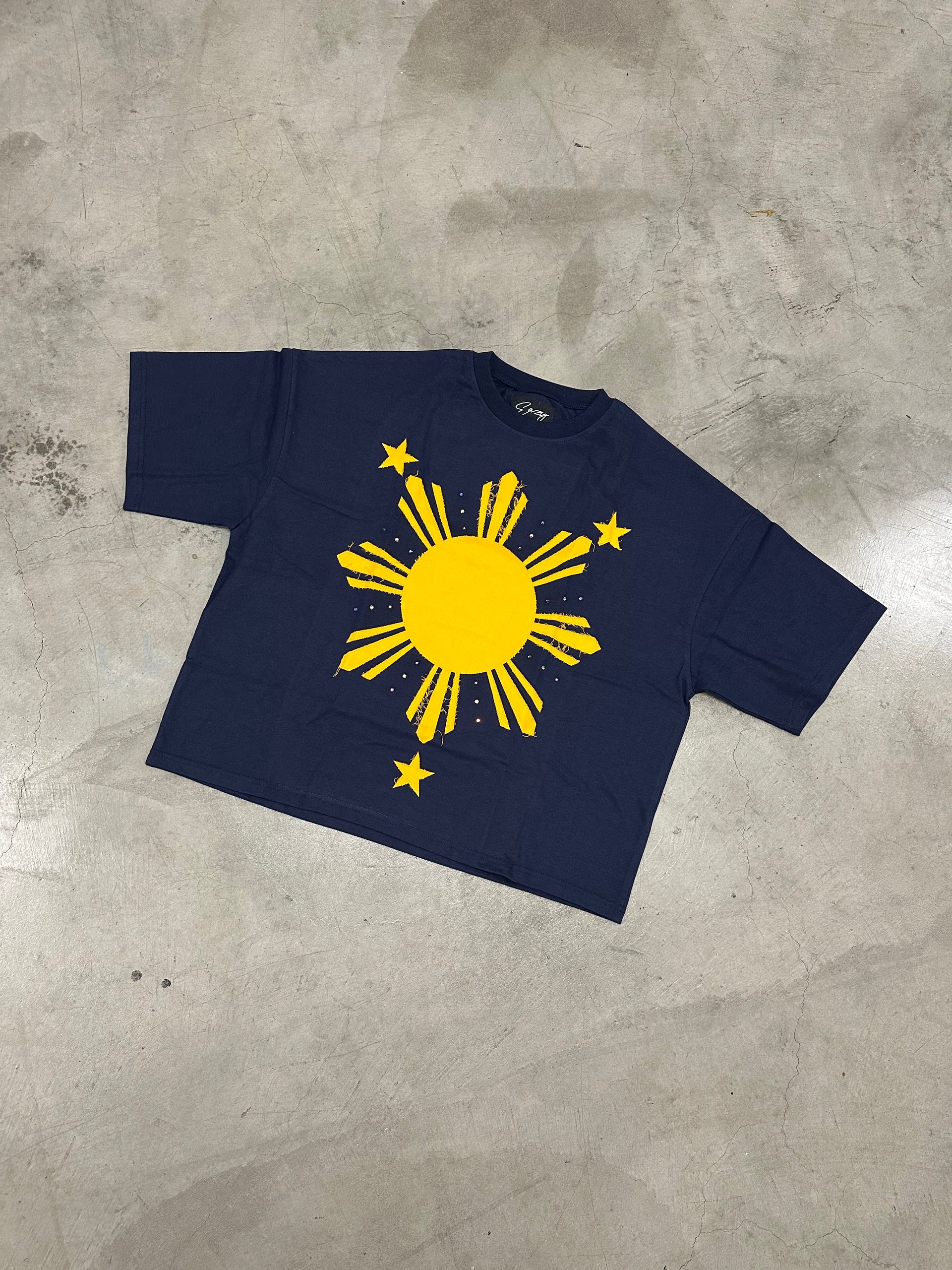 NAVY FILIPINO SUN TEE