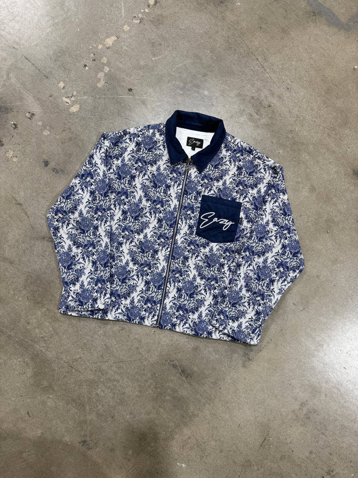 CLASE DE AZUL FLORAL JACKET