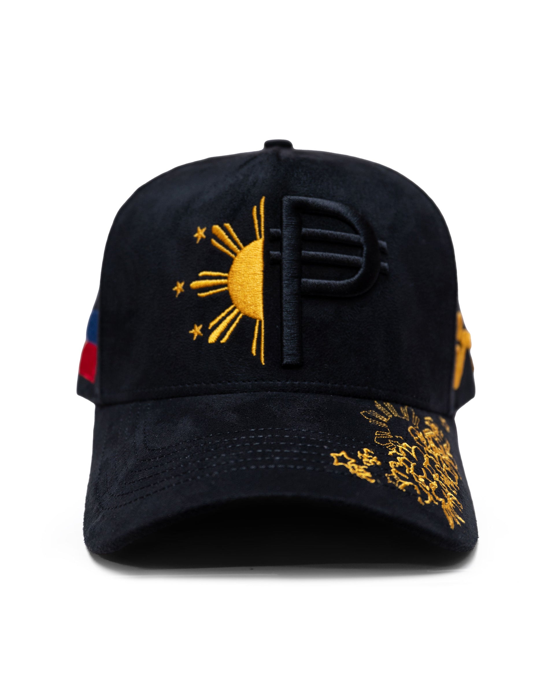 BLACK SUEDE FILIPINO PESO SNAP
