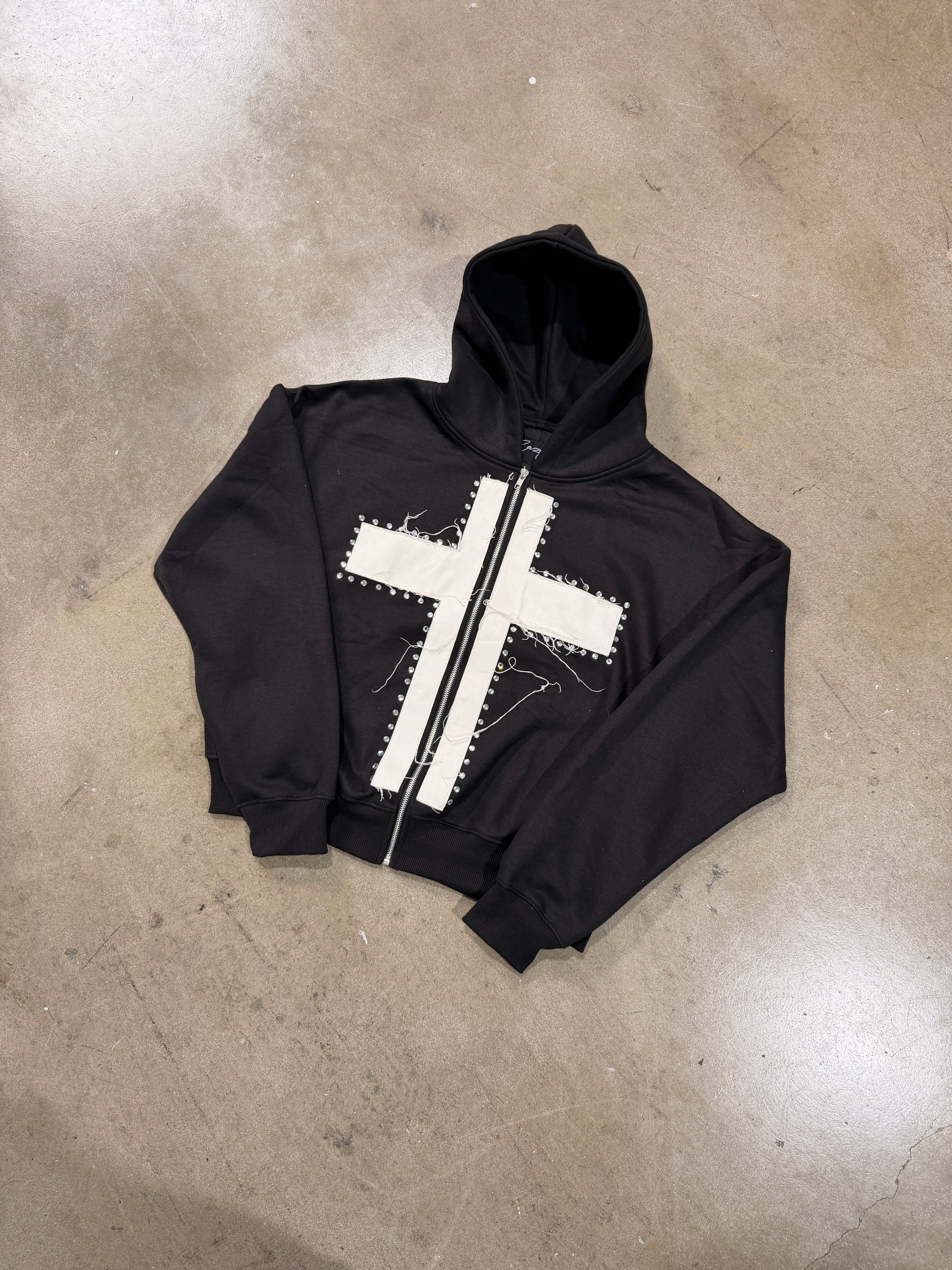 CROSS FAITH HOODIE BLACK