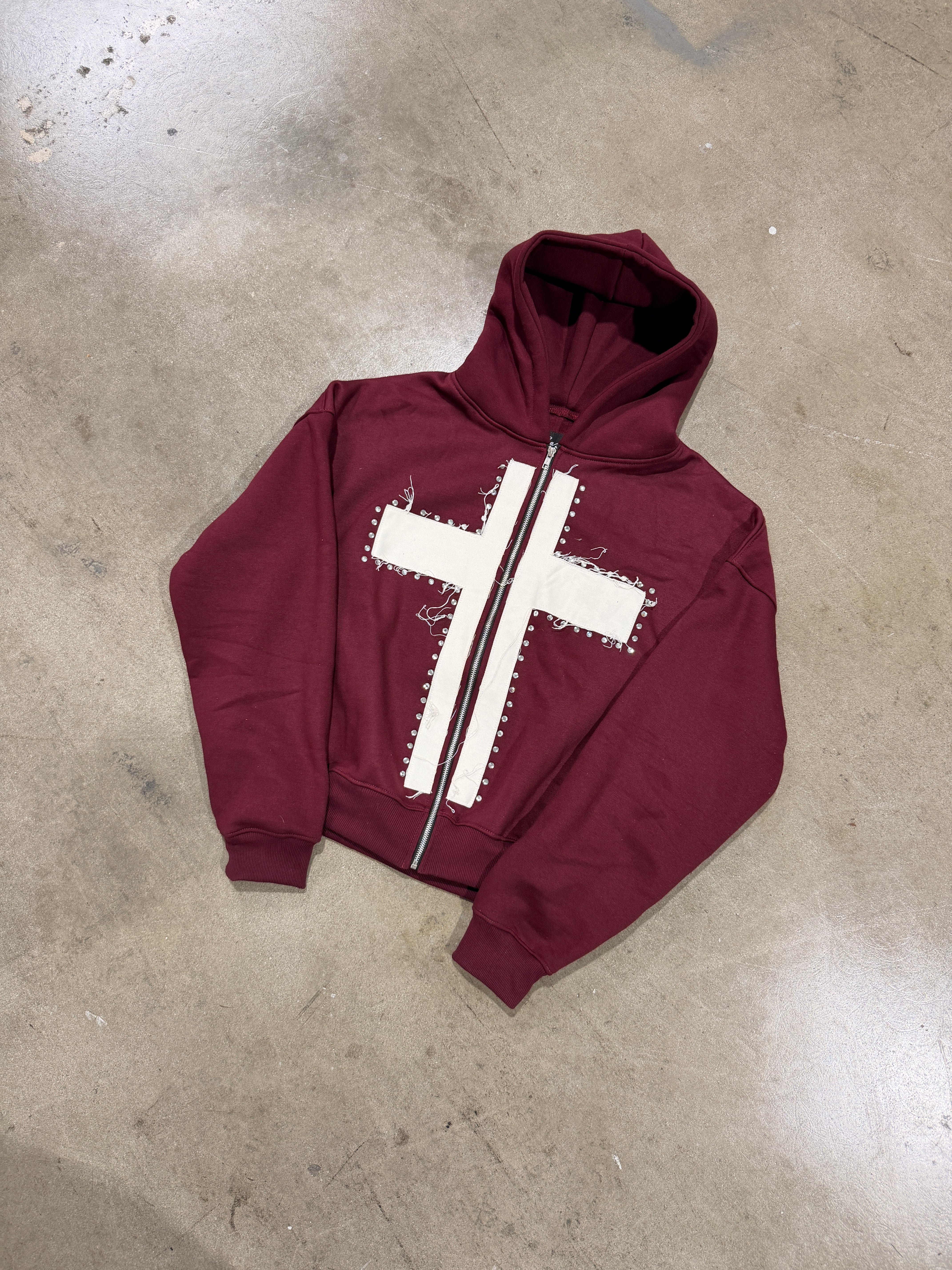 Crossfaith パーカー CROSS FAITH HOODIE WINE