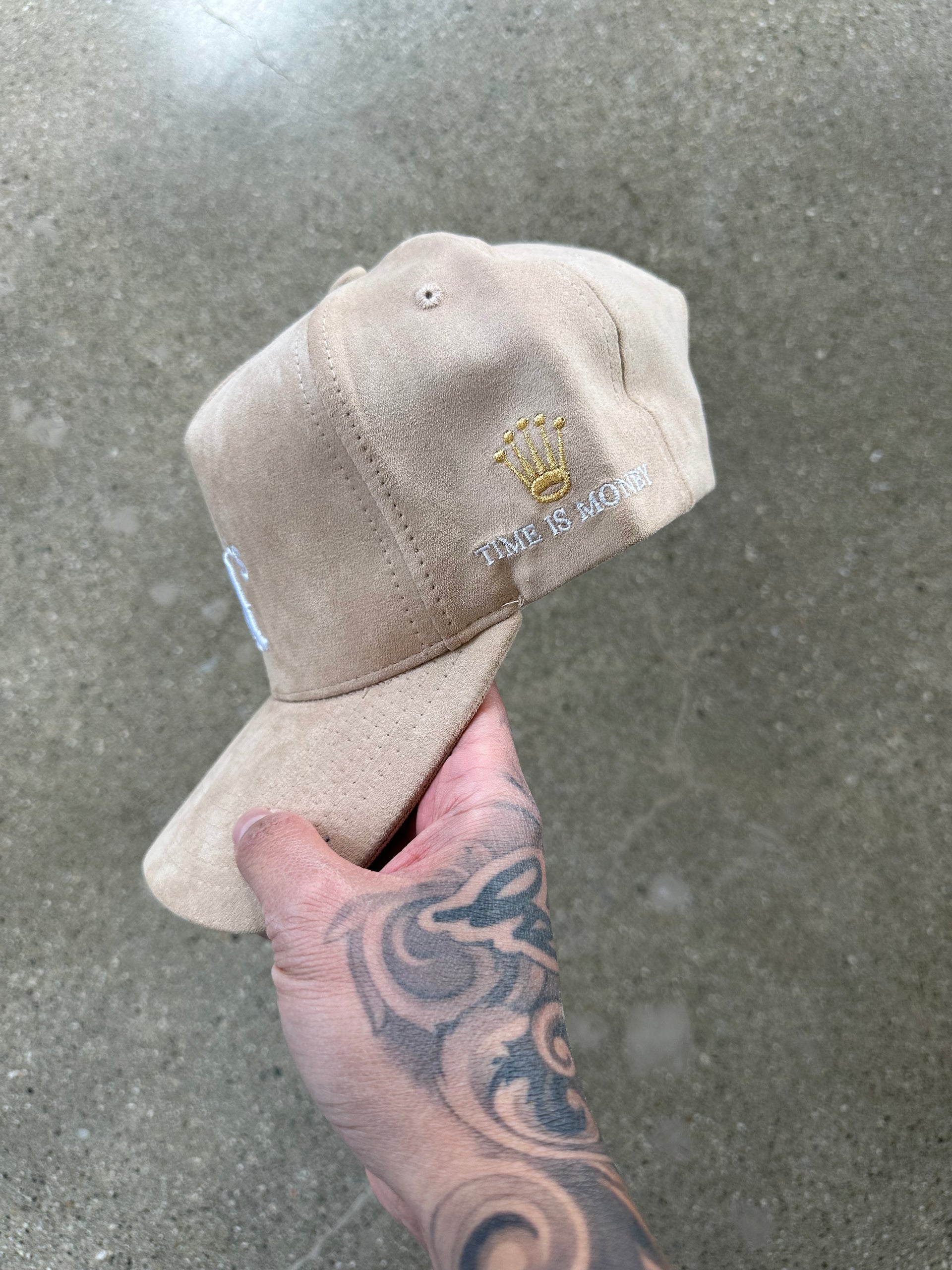 (CREAM) SUEDE LA $ TIME IS MONEY SNAP