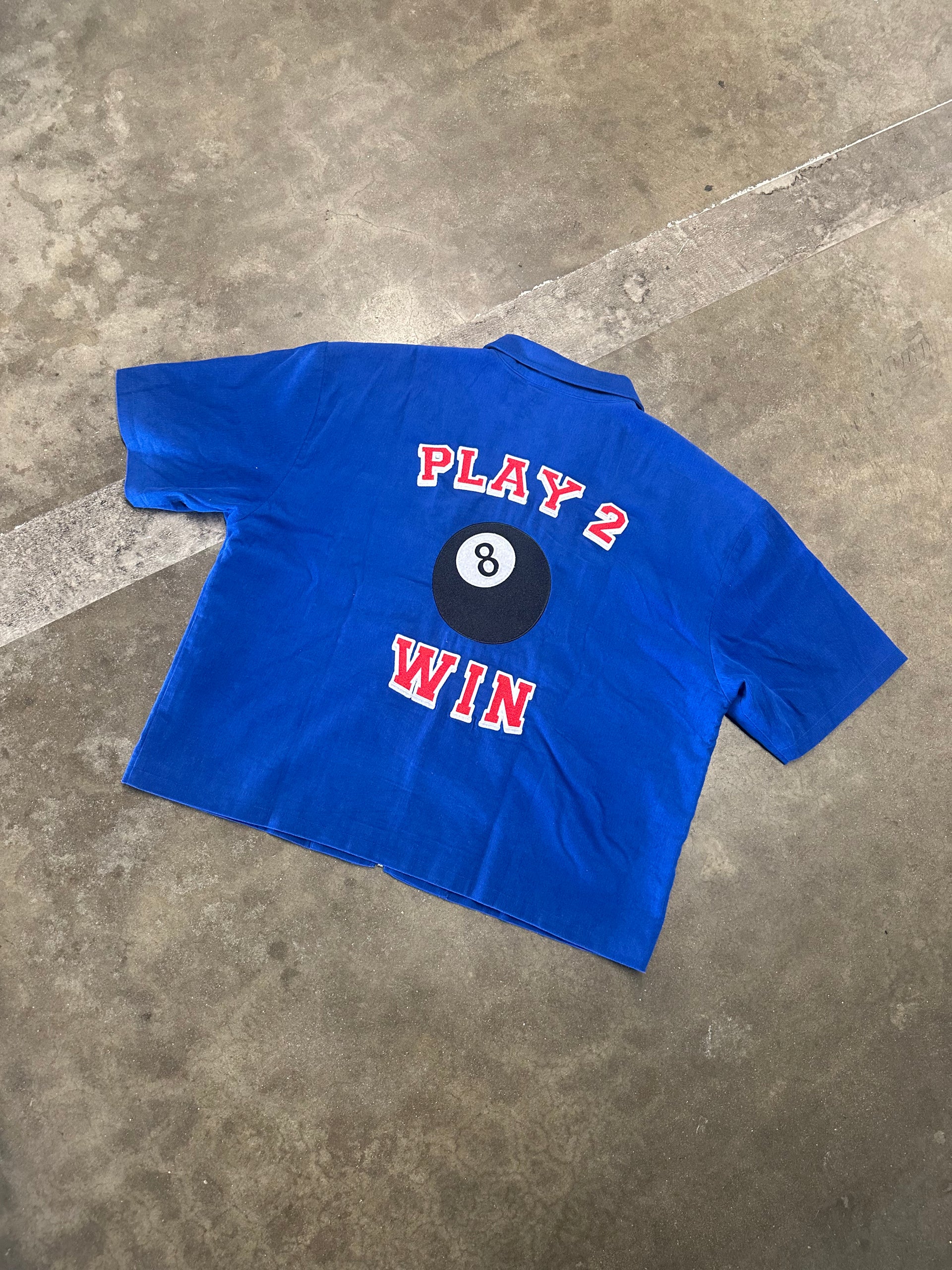 (NIPSEY BLUE) CORDUROY PLAY 2 WIN FULL ZIP WORK SHIRT