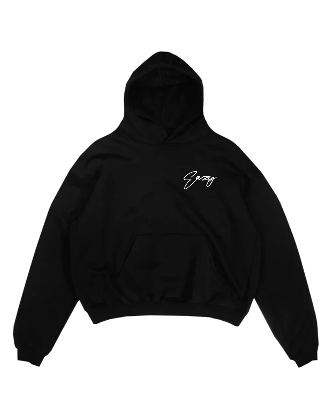 BLACK EAZY ESSENTIAL HOODIE
