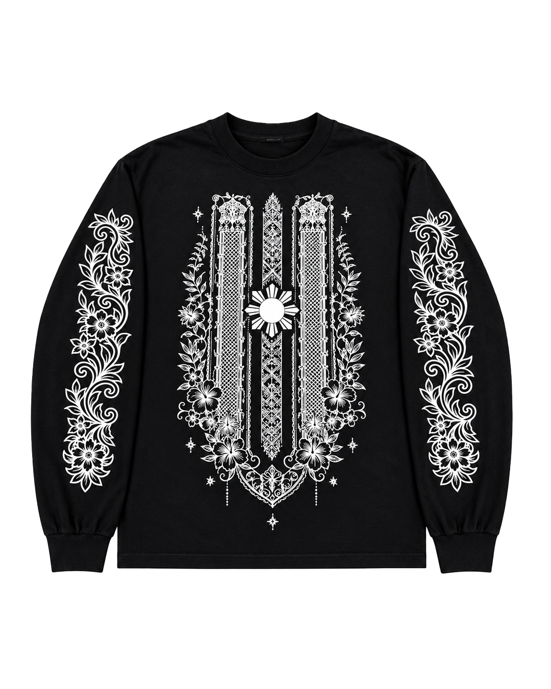 BLACK BARONG TRIBAL L/S