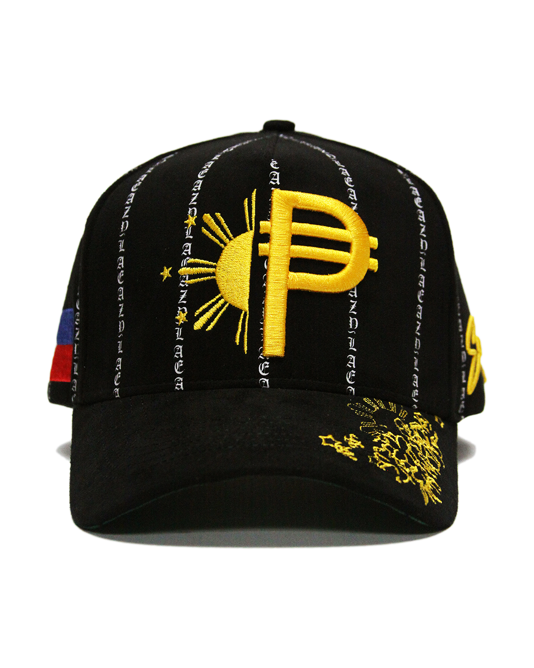 BLACK PESO PINSTRIPE HAT