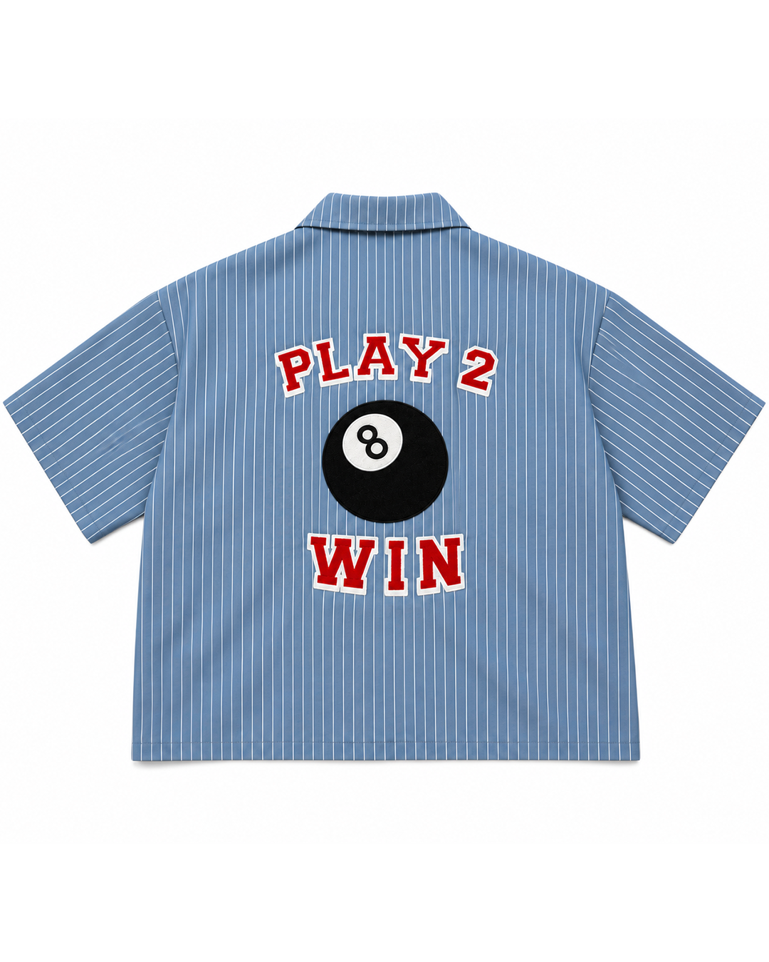 BLUE PINSTRIPE PLAY 2 WIN WORKSHIRT