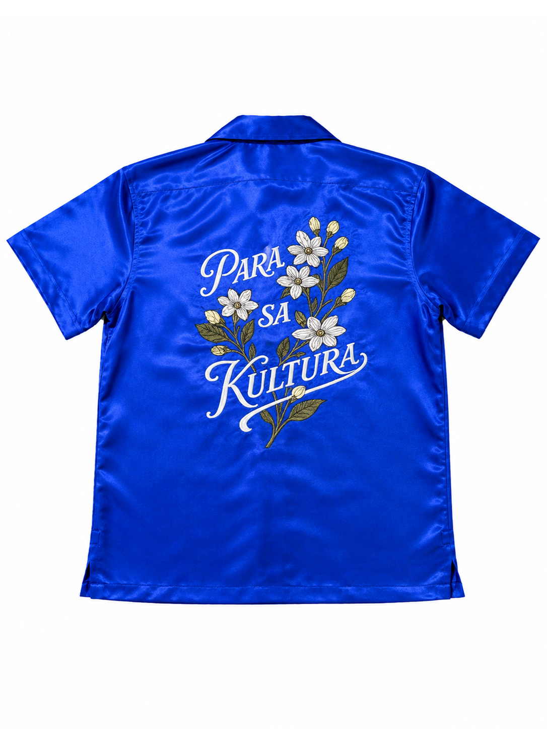 BLUE KULTURA SILK SHIRT
