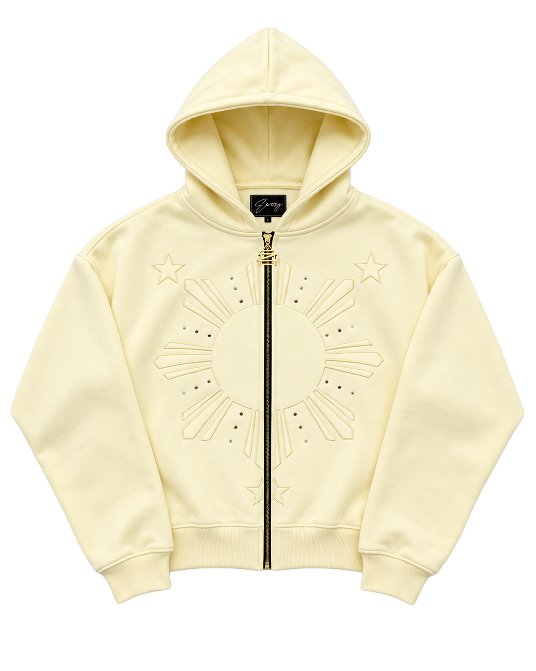 CREAM SUN HOODIE