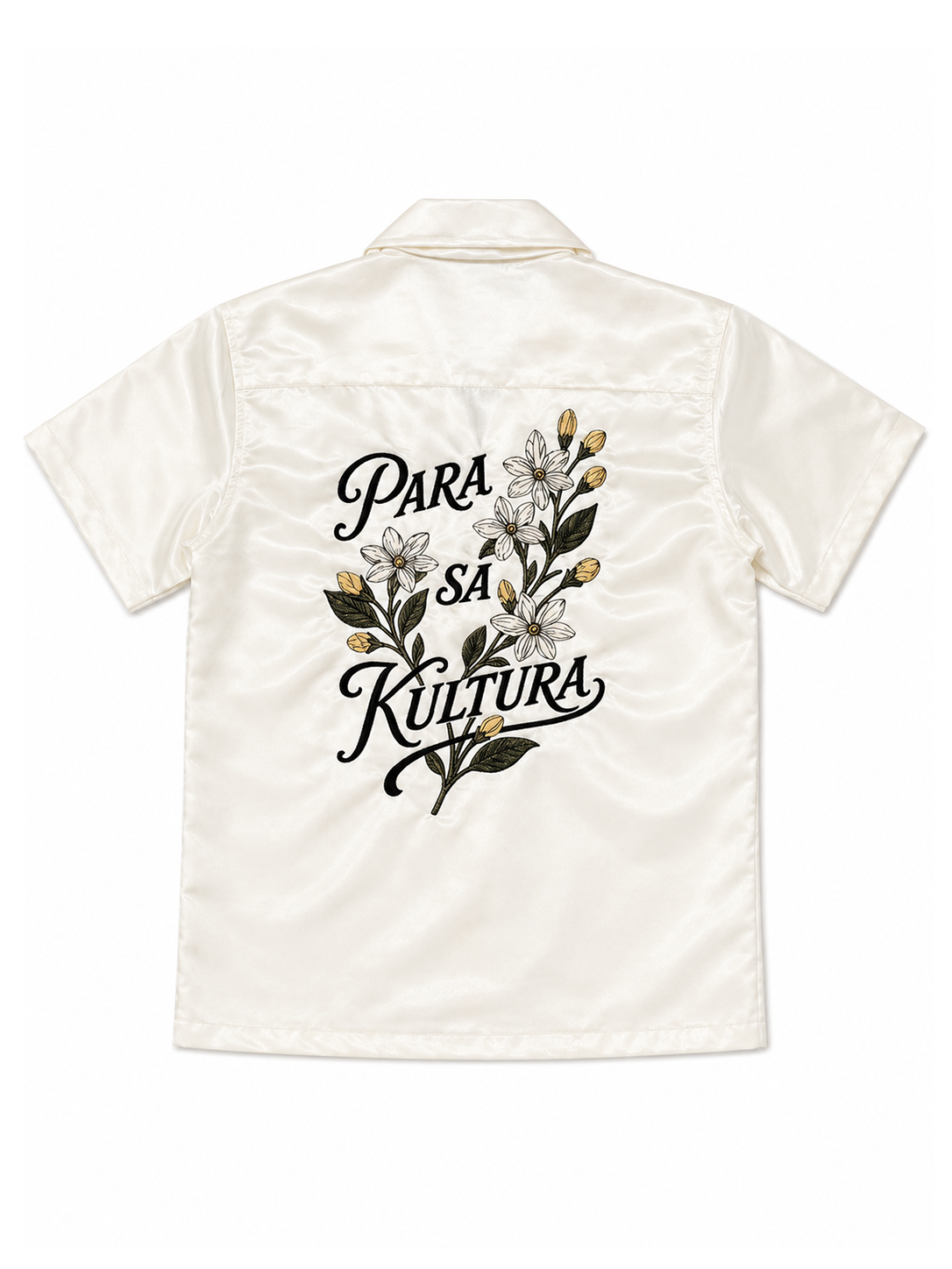 CREAM KULTURA SILK SHIRT