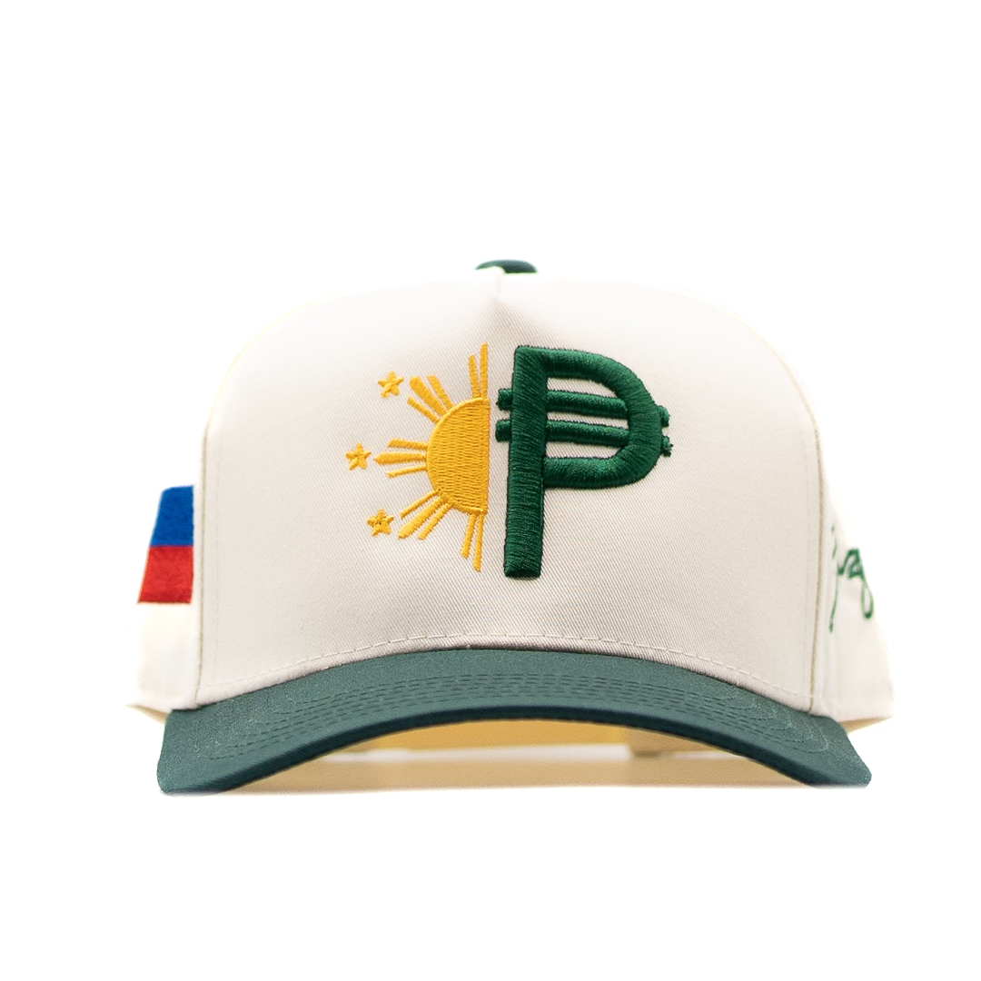 (CREAM/GREEN) FILIPINO PESO SNAP