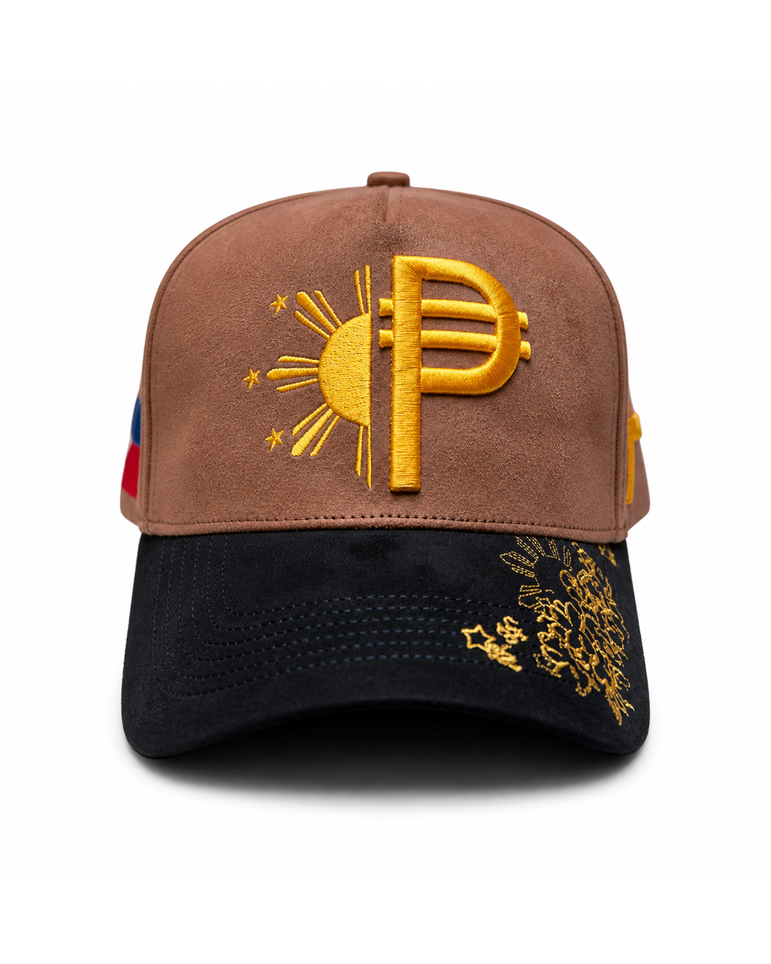 KHAKI SUEDE FILIPINO PESO SNAP