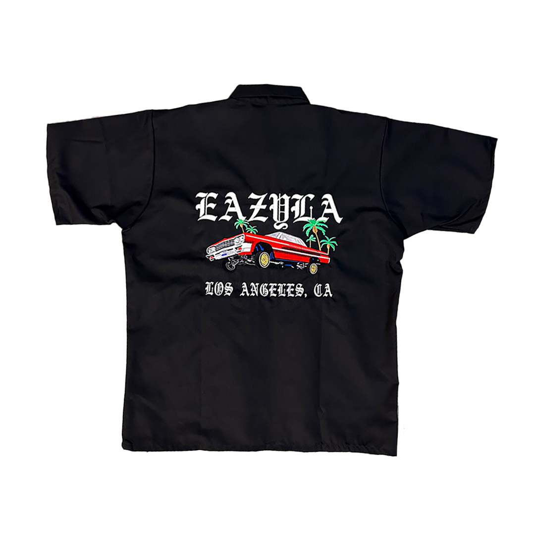 (BLACK) LOWRIDER BEN DAVIS 1/2 ZIP
